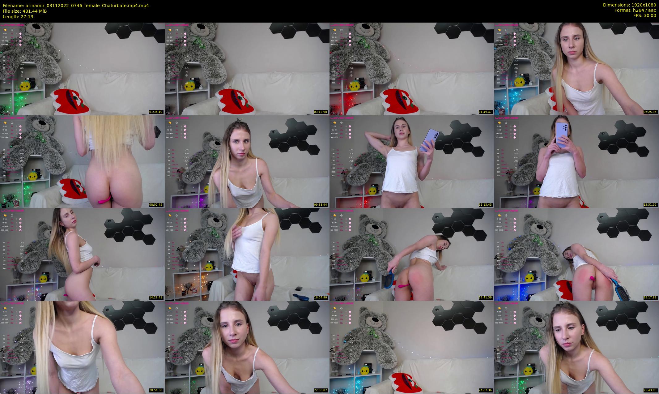 arinamir — 28 minute Chaturbate female cam show recording, 1080p, Nov 3, 2022