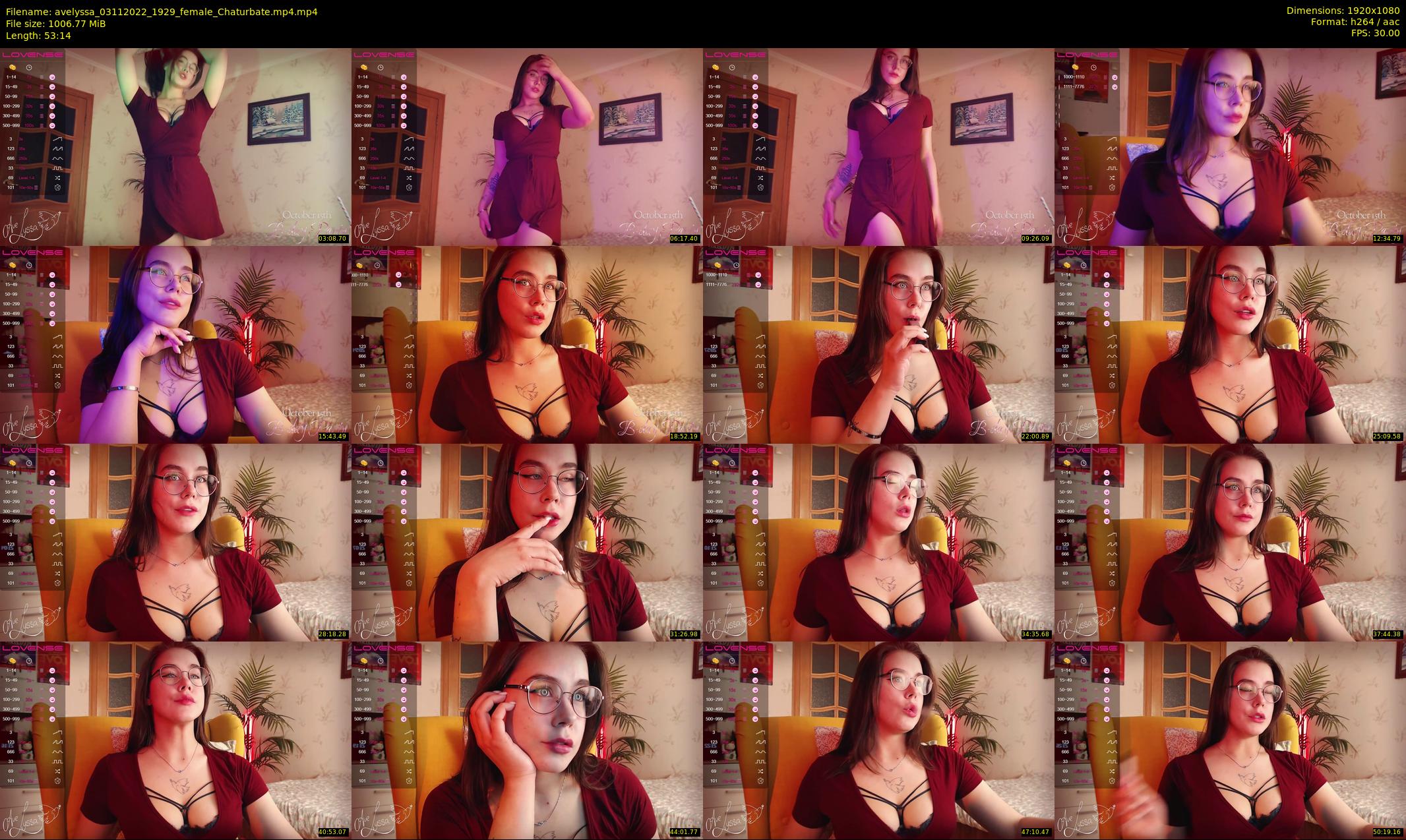 avelyssa — 54 minute Chaturbate female cam show recording, 1080p, Nov 3, 2022