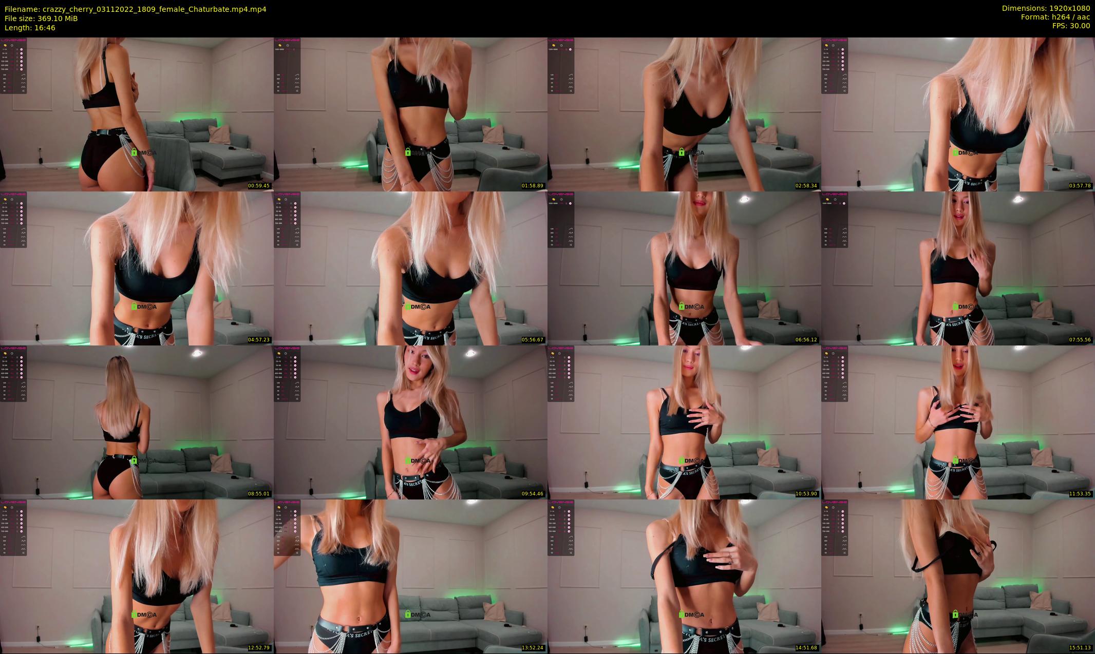 crazzy_cherry — 17 minute Chaturbate female cam show recording, 1080p, Nov 3, 2022