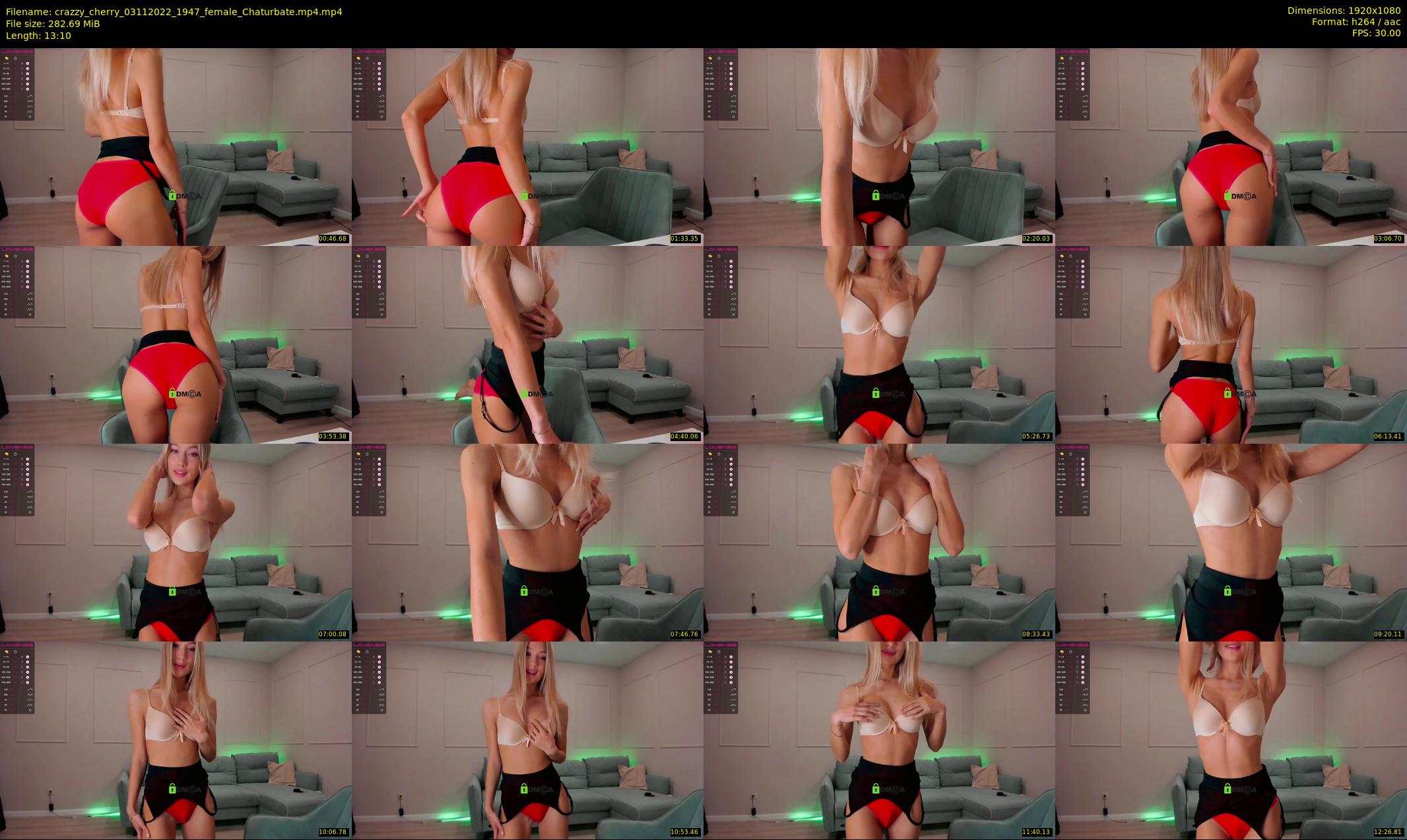 crazzy_cherry — 14 minute Chaturbate female cam show recording, 1080p, Nov 3, 2022