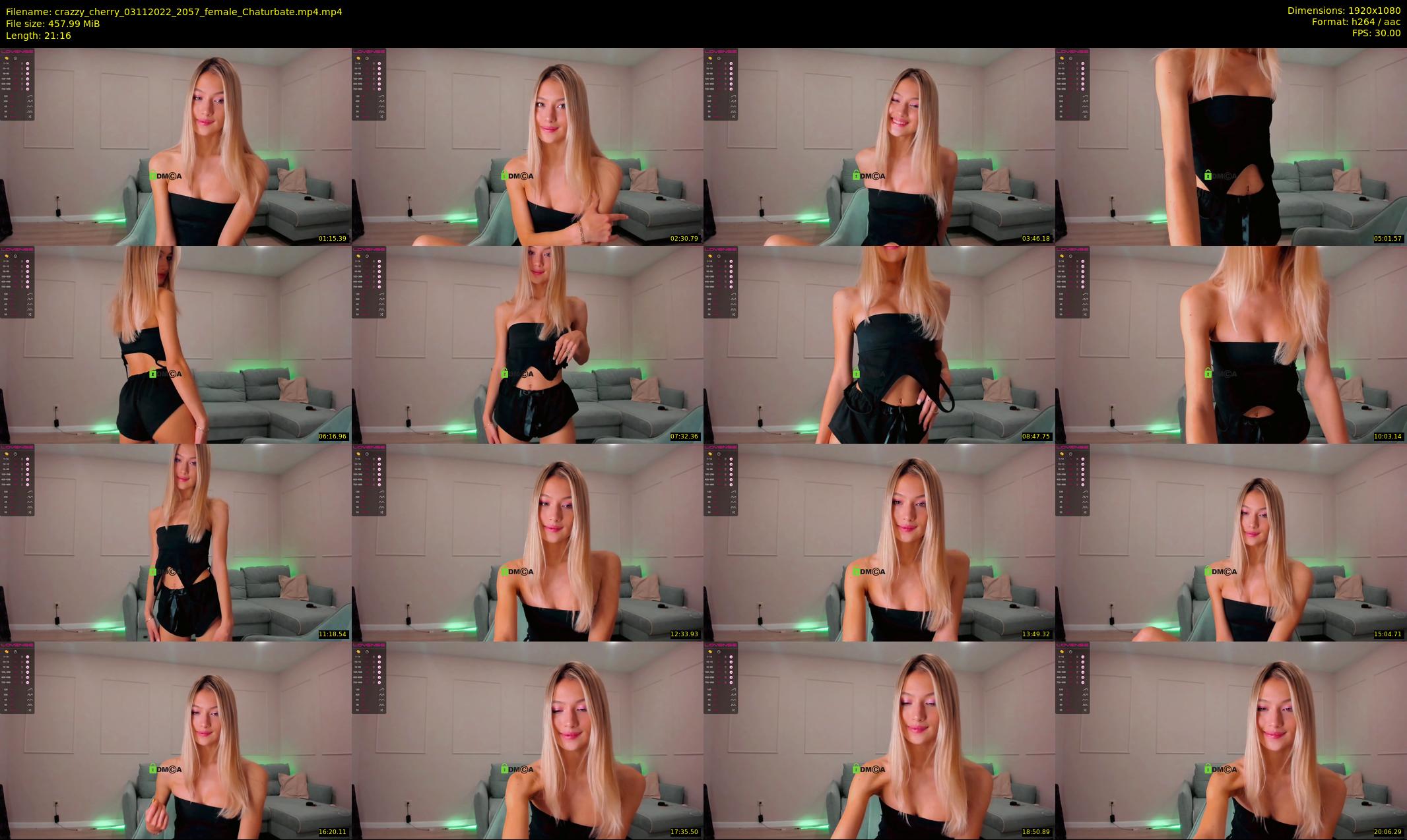 crazzy_cherry — 22 minute Chaturbate female cam show recording, 1080p, Nov 3, 2022