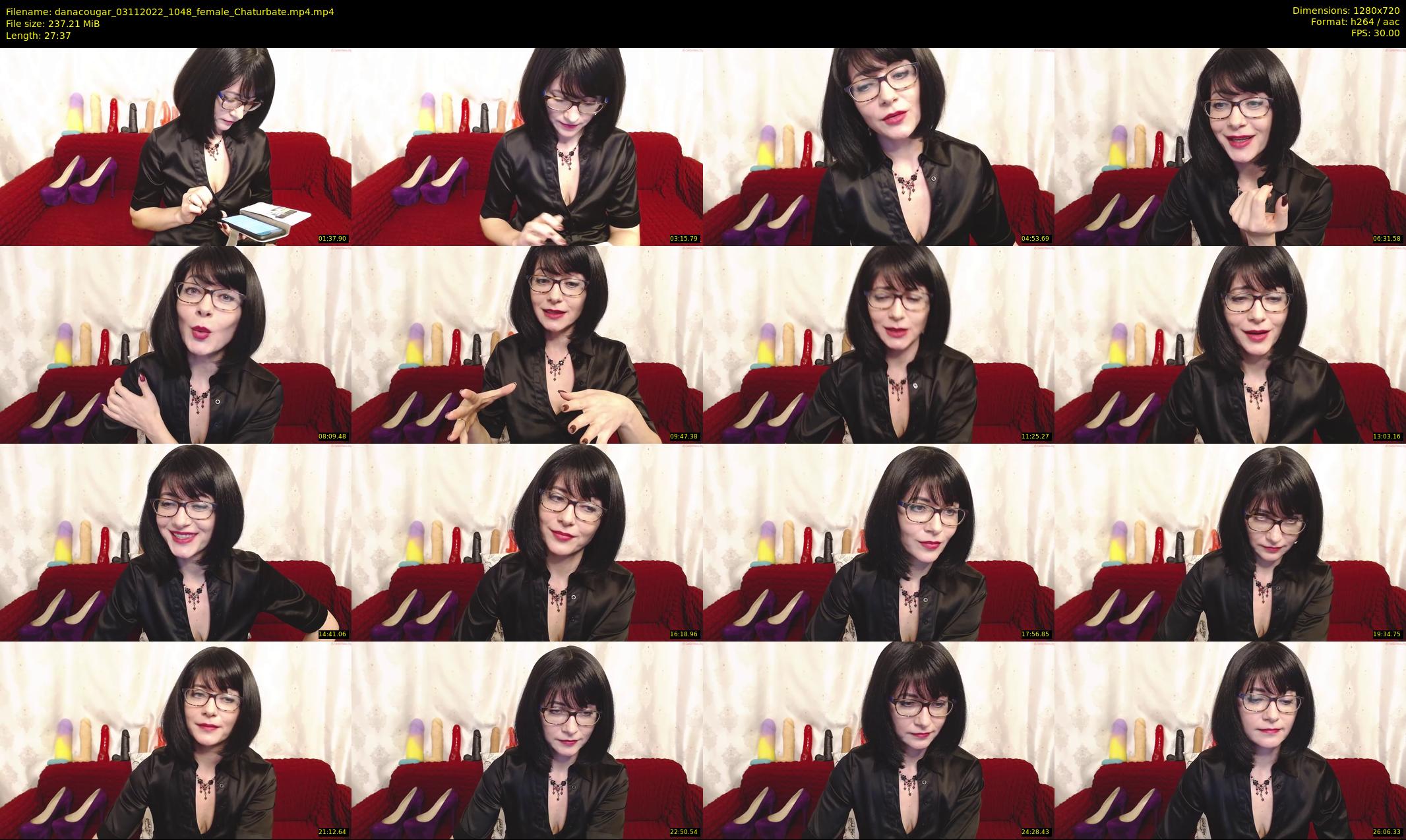 danacougar — 28 minute Chaturbate female cam show recording, 720p, Nov 3, 2022