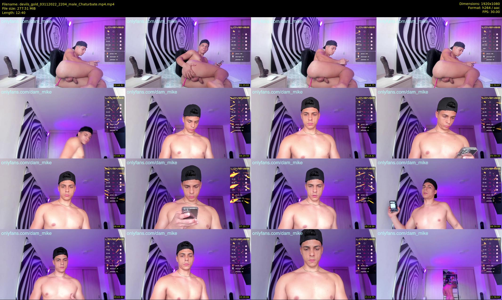 devils_gold — 13 minute Chaturbate male cam show recording, 1080p, Nov 3, 2022