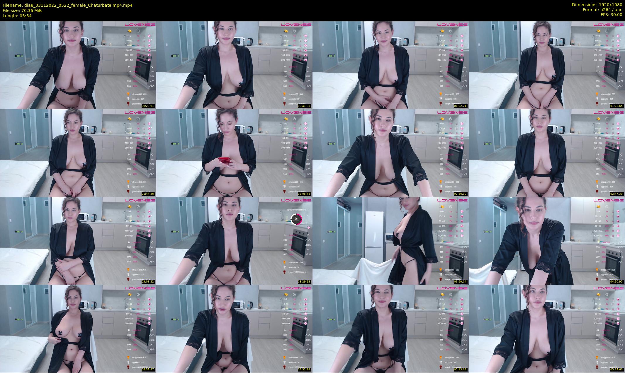 dia8 — 6 minute Chaturbate female cam show recording, 1080p, Nov 3, 2022