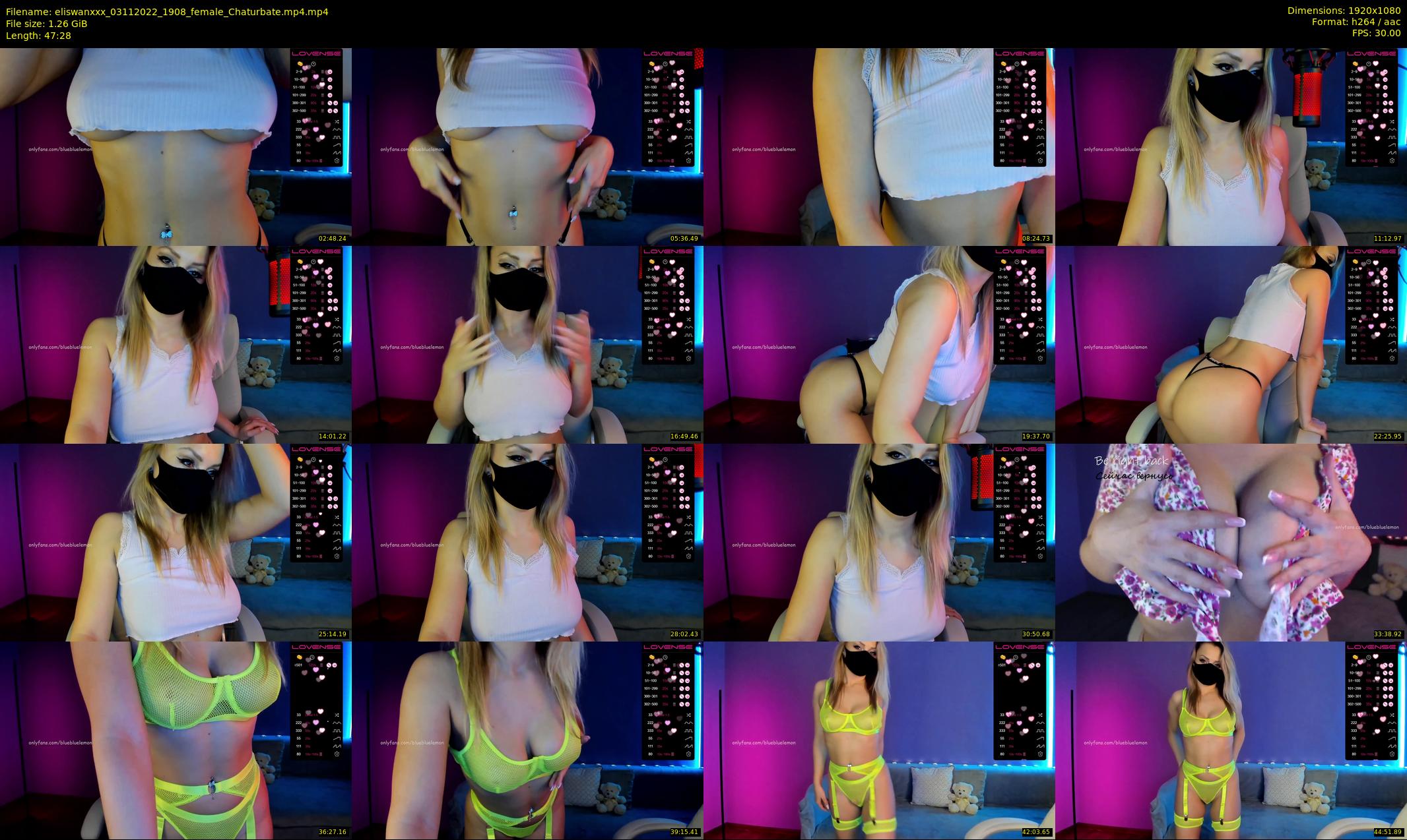 eliswanxxx — 48 minute Chaturbate female cam show recording, 1080p, Nov 3, 2022