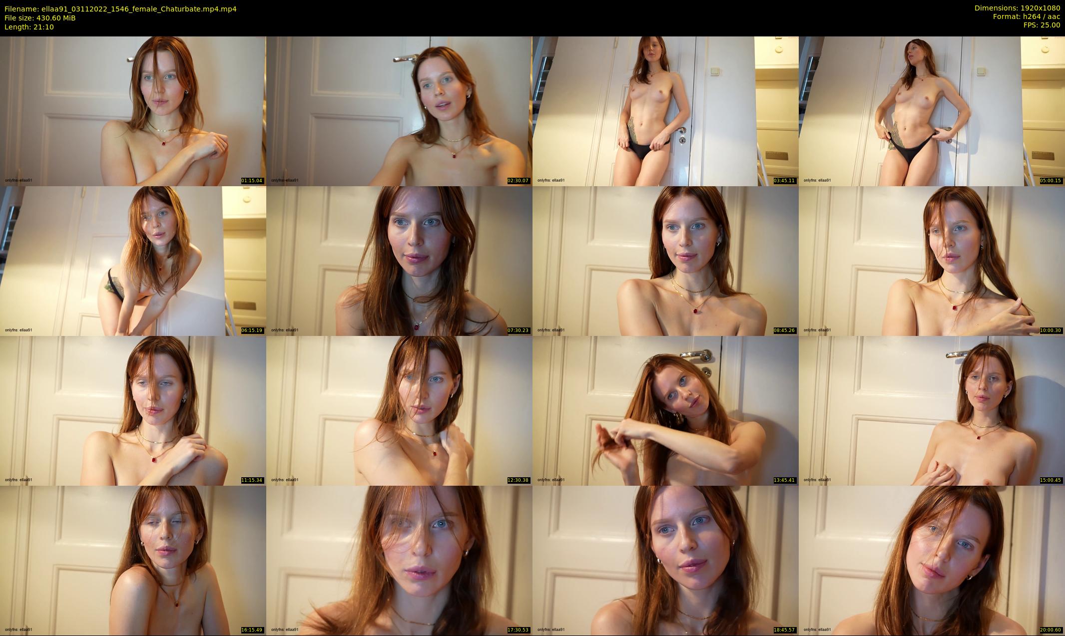 ellaa91 — 22 minute Chaturbate female cam show recording, 1080p, Nov 3, 2022