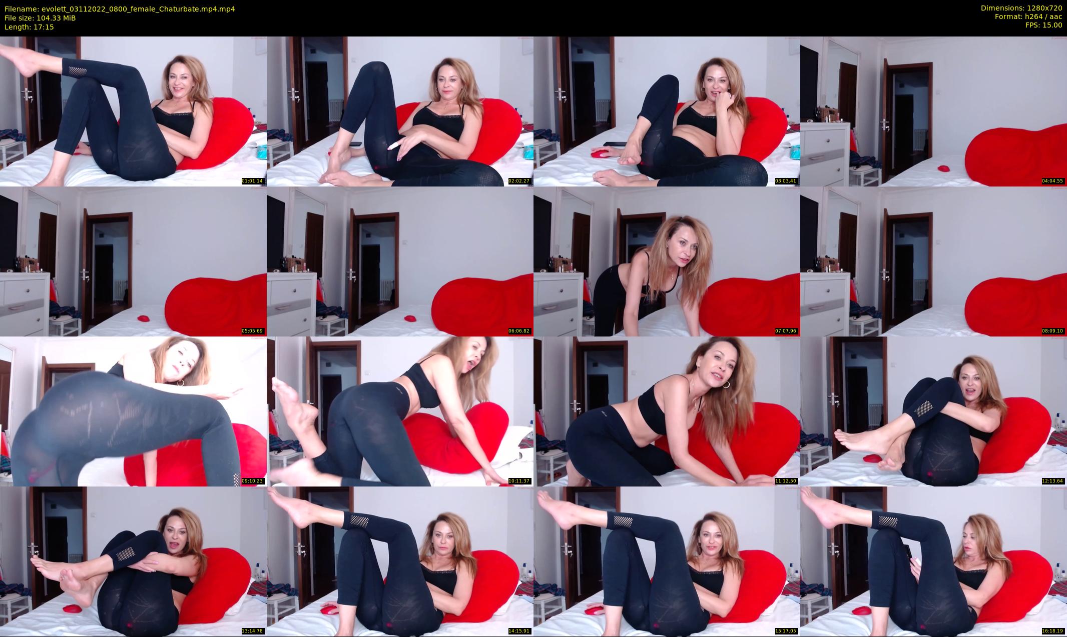 evolett — 18 minute Chaturbate female cam show recording, 720p, Nov 3, 2022