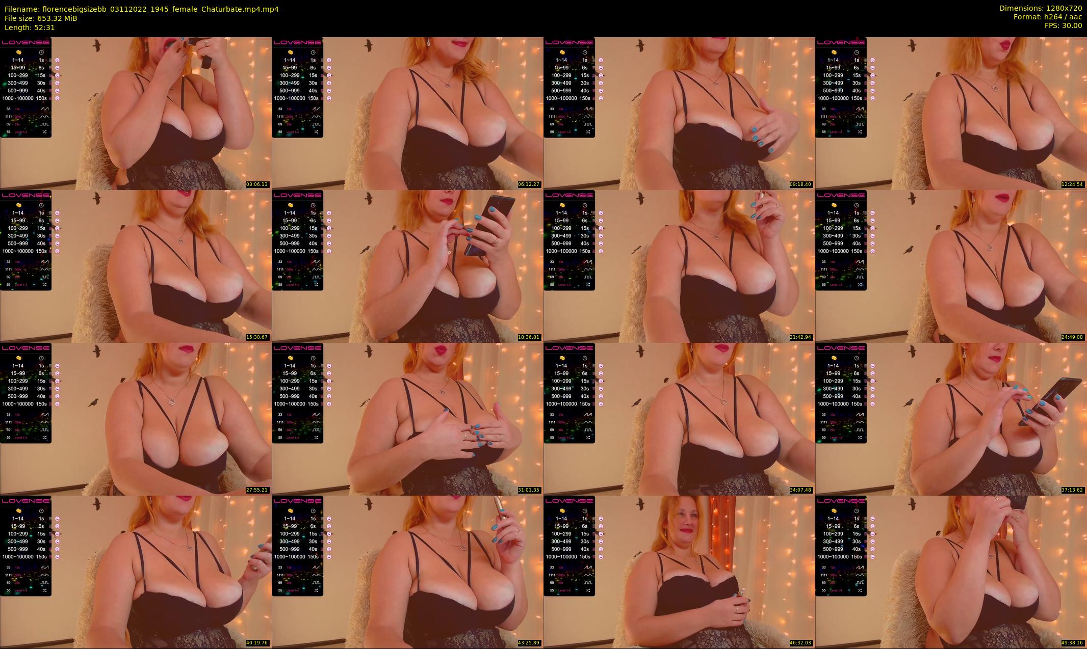 florencebigsizebb — 53 minute Chaturbate female cam show recording, 720p, Nov 3, 2022