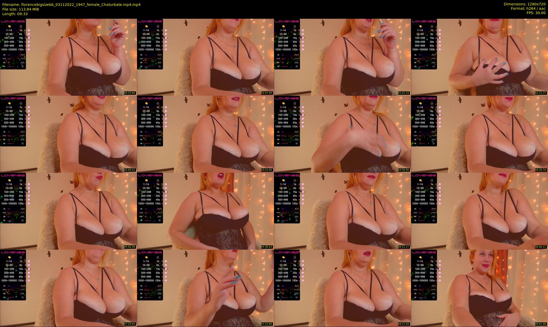florencebigsizebb — 10 minute Chaturbate female cam show recording, 720p, Nov 3, 2022