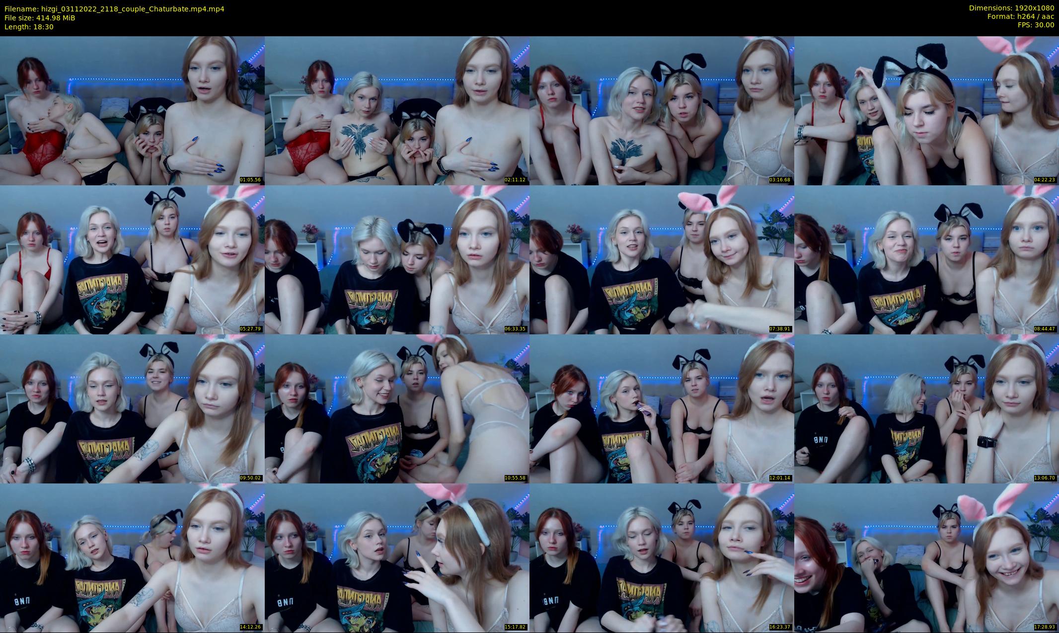 hizgi — 19 minute Chaturbate couple cam show recording, 1080p, Nov 3, 2022