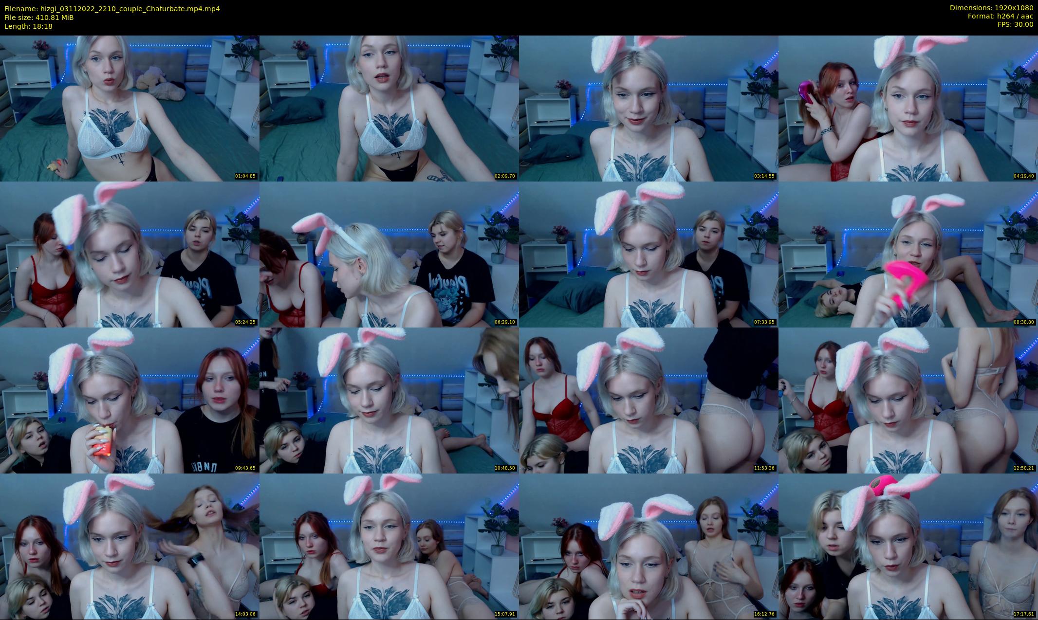 hizgi — 19 minute Chaturbate couple cam show recording, 1080p, Nov 3, 2022
