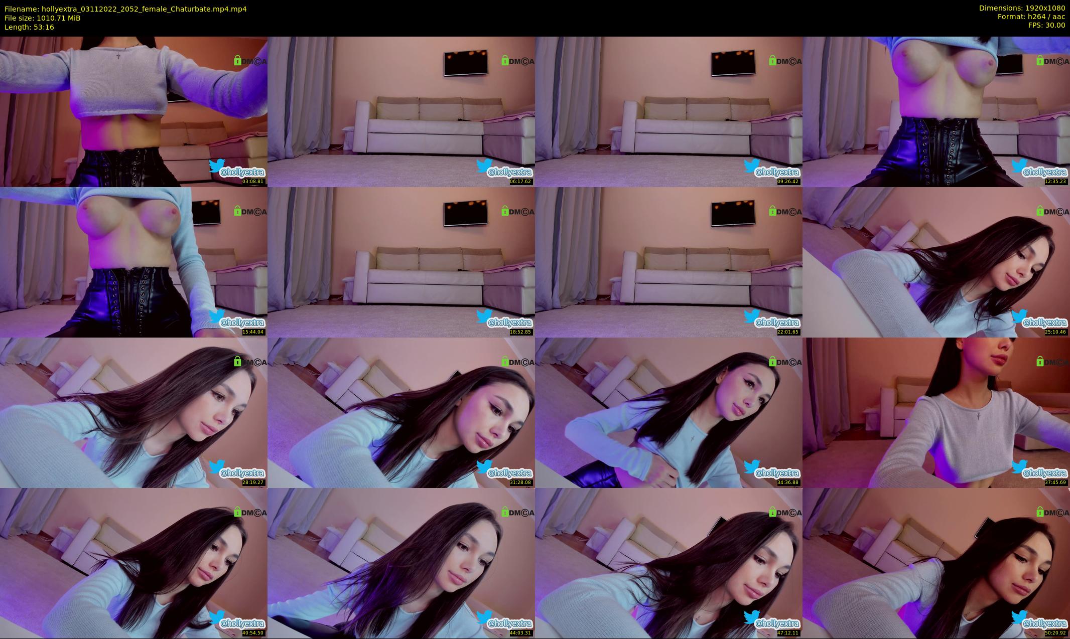 hollyextra — 54 minute Chaturbate female cam show recording, 1080p, Nov 3, 2022