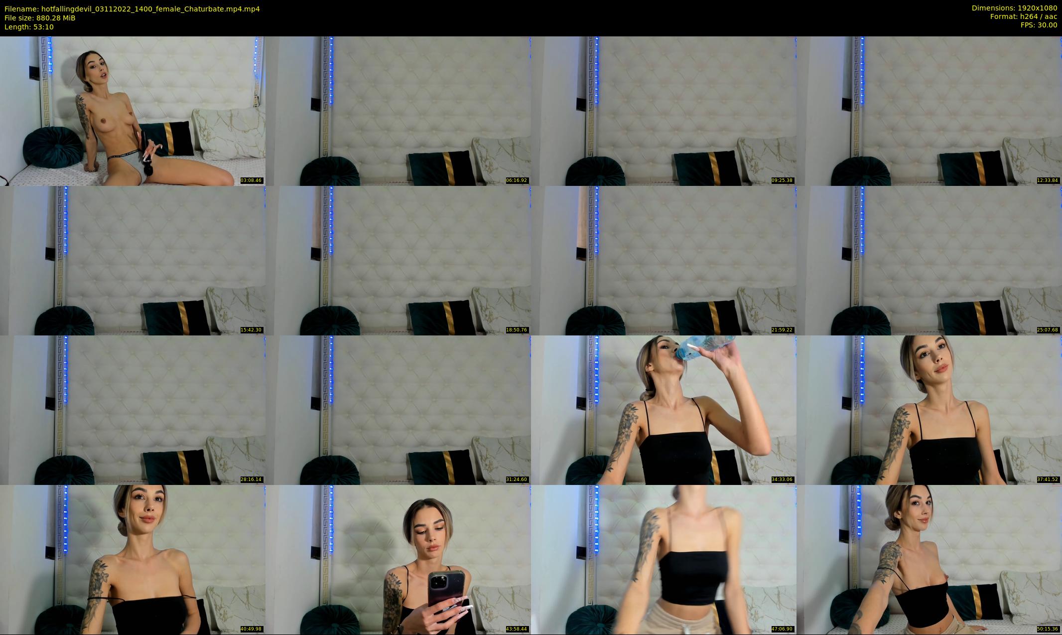 hotfallingdevil — 54 minute Chaturbate female cam show recording, 1080p, Nov 3, 2022
