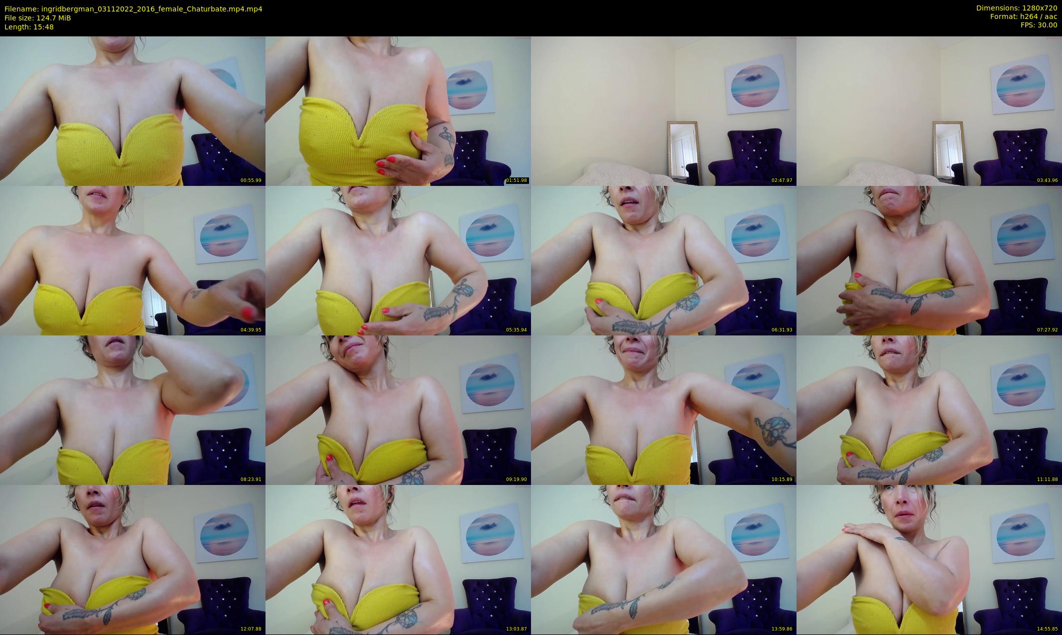 ingridbergman — 16 minute Chaturbate female cam show recording, 720p, Nov 3, 2022
