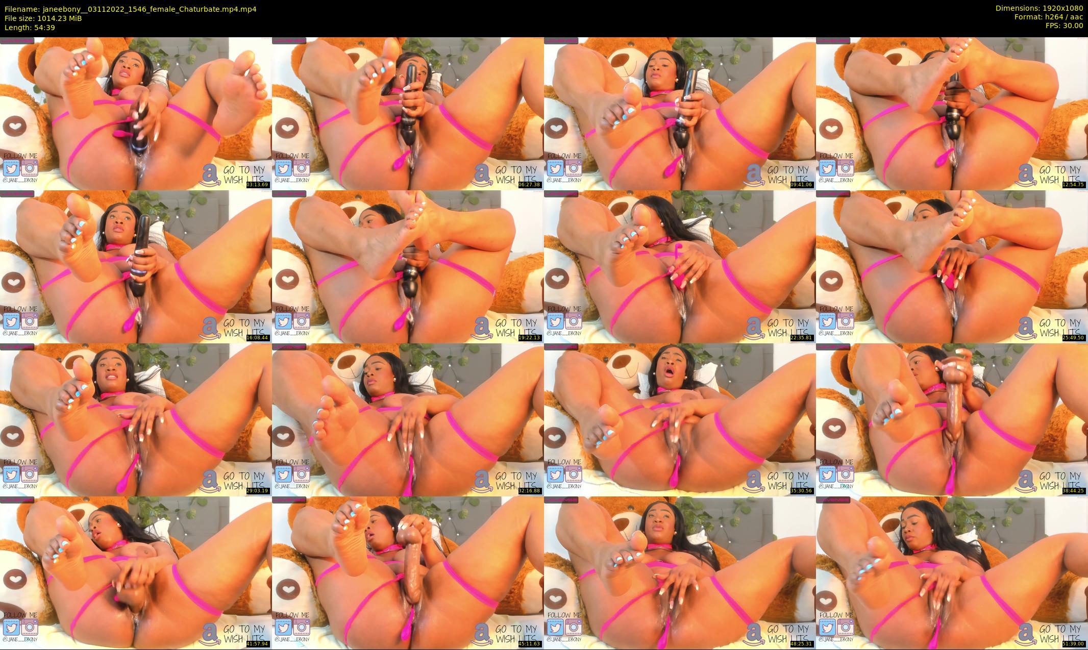 janeebony_ — 55 minute Chaturbate female cam show recording, 1080p, Nov 3, 2022