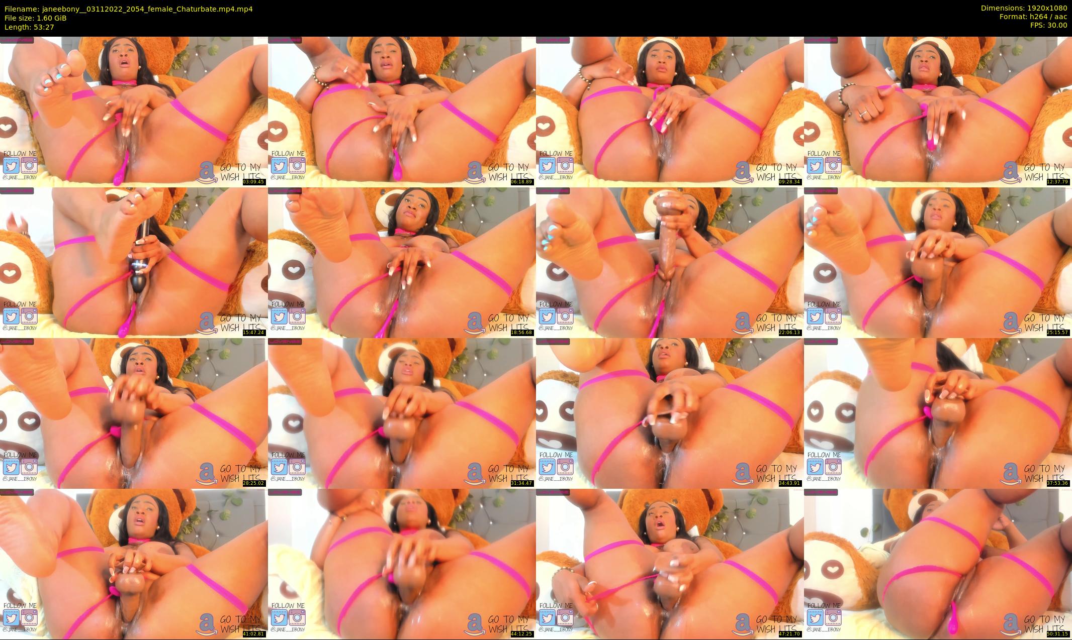 janeebony_ — 54 minute Chaturbate female cam show recording, 1080p, Nov 3, 2022