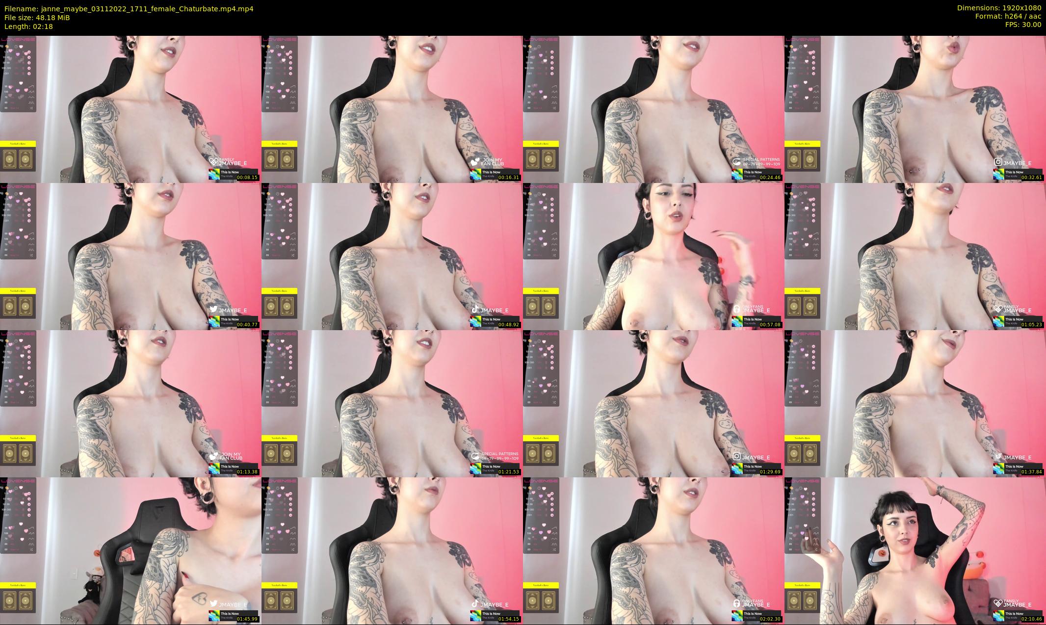 janne_maybe — 3 minute Chaturbate female cam show recording, 1080p, Nov 3, 2022