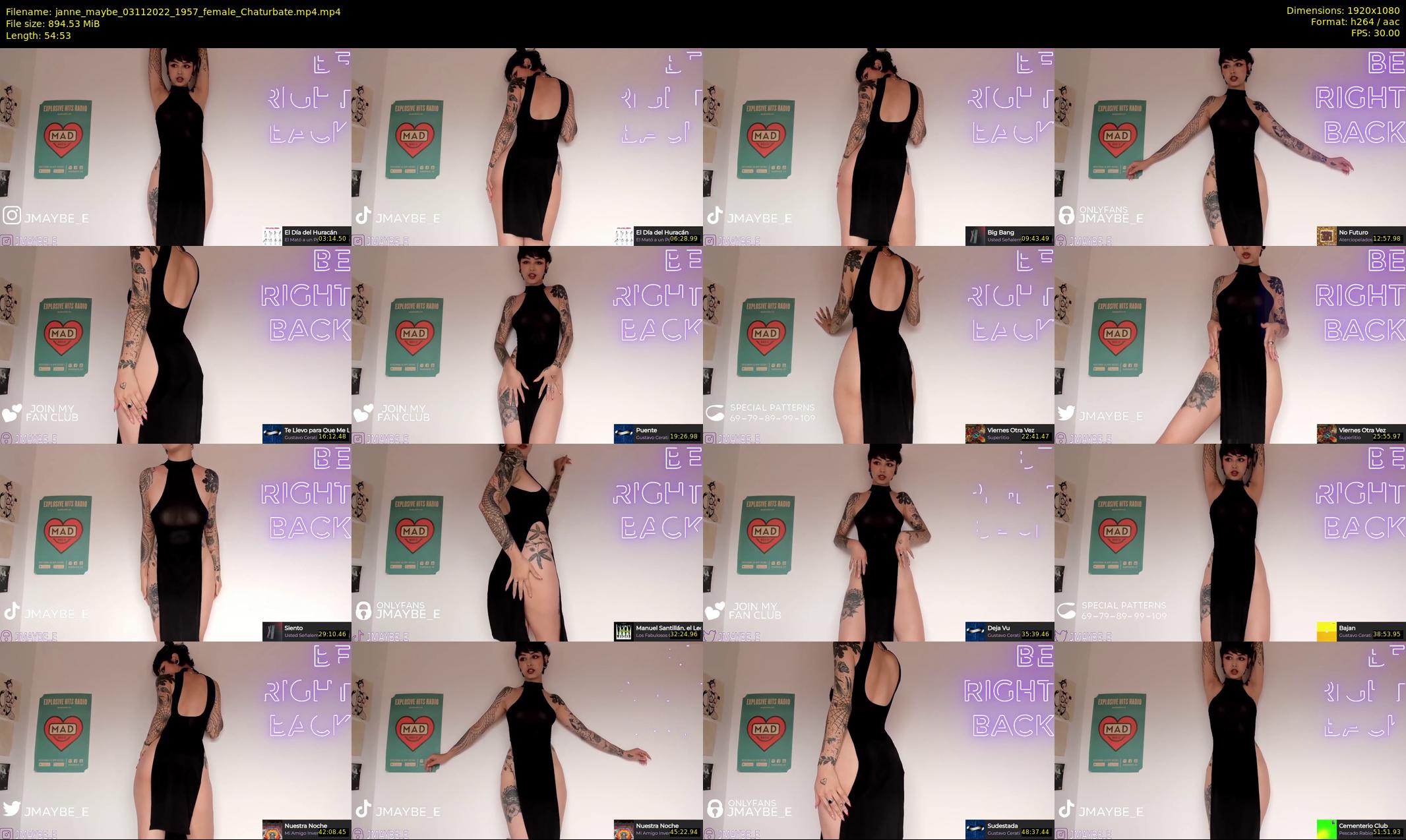 janne_maybe — 55 minute Chaturbate female cam show recording, 1080p, Nov 3, 2022