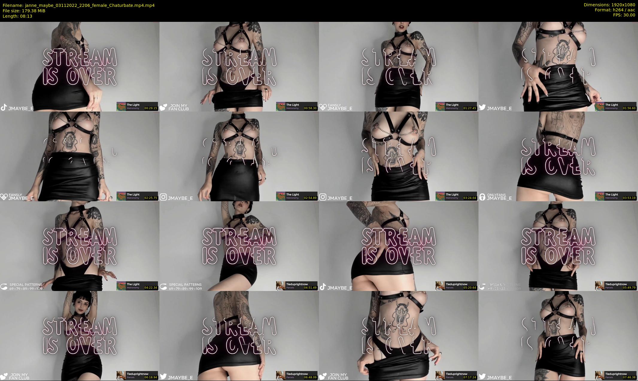 janne_maybe — 9 minute Chaturbate female cam show recording, 1080p, Nov 3, 2022