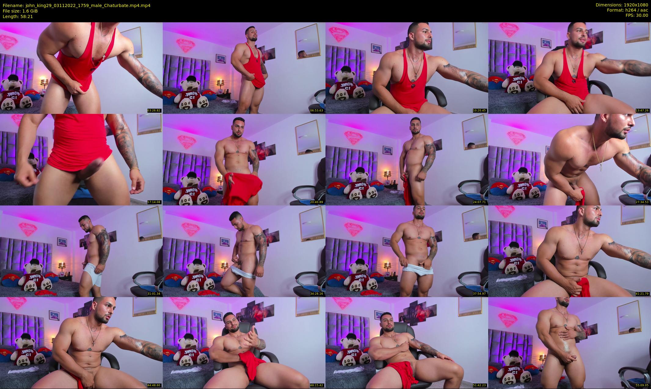 john_king29 — 59 minute Chaturbate male cam show recording, 1080p, Nov 3, 2022