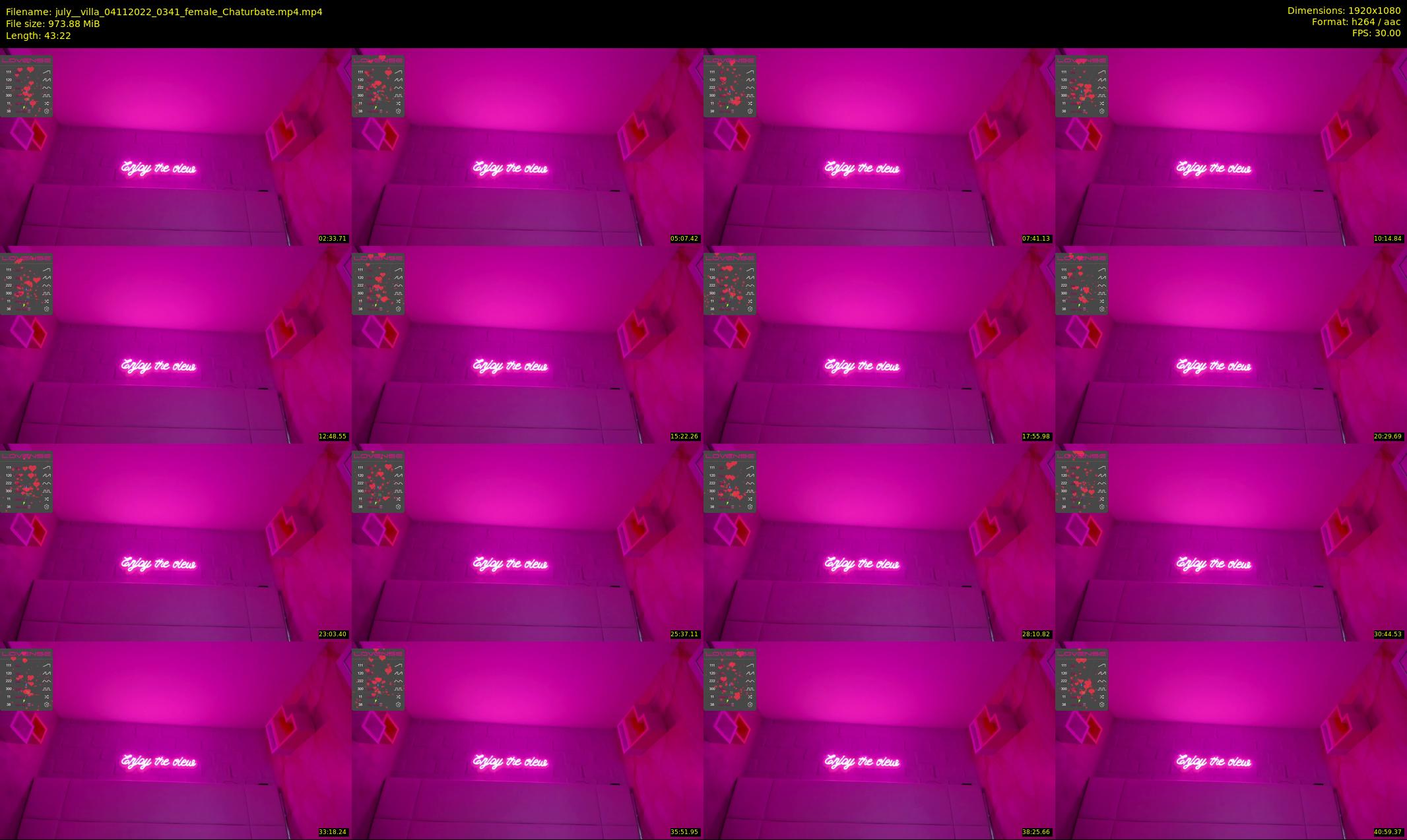 july__villa — 44 minute Chaturbate female cam show recording, 1080p, Nov 4, 2022