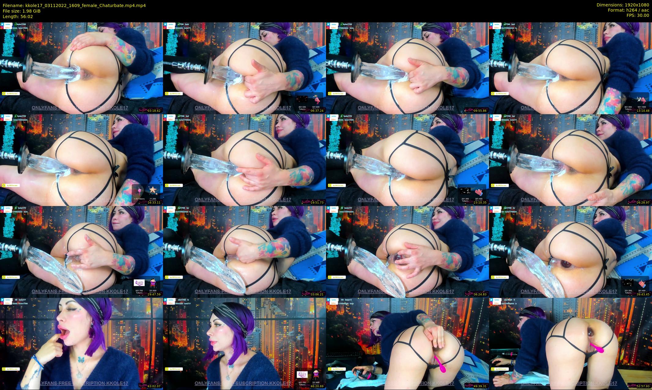 kkole17 — 57 minute Chaturbate female cam show recording, 1080p, Nov 3, 2022