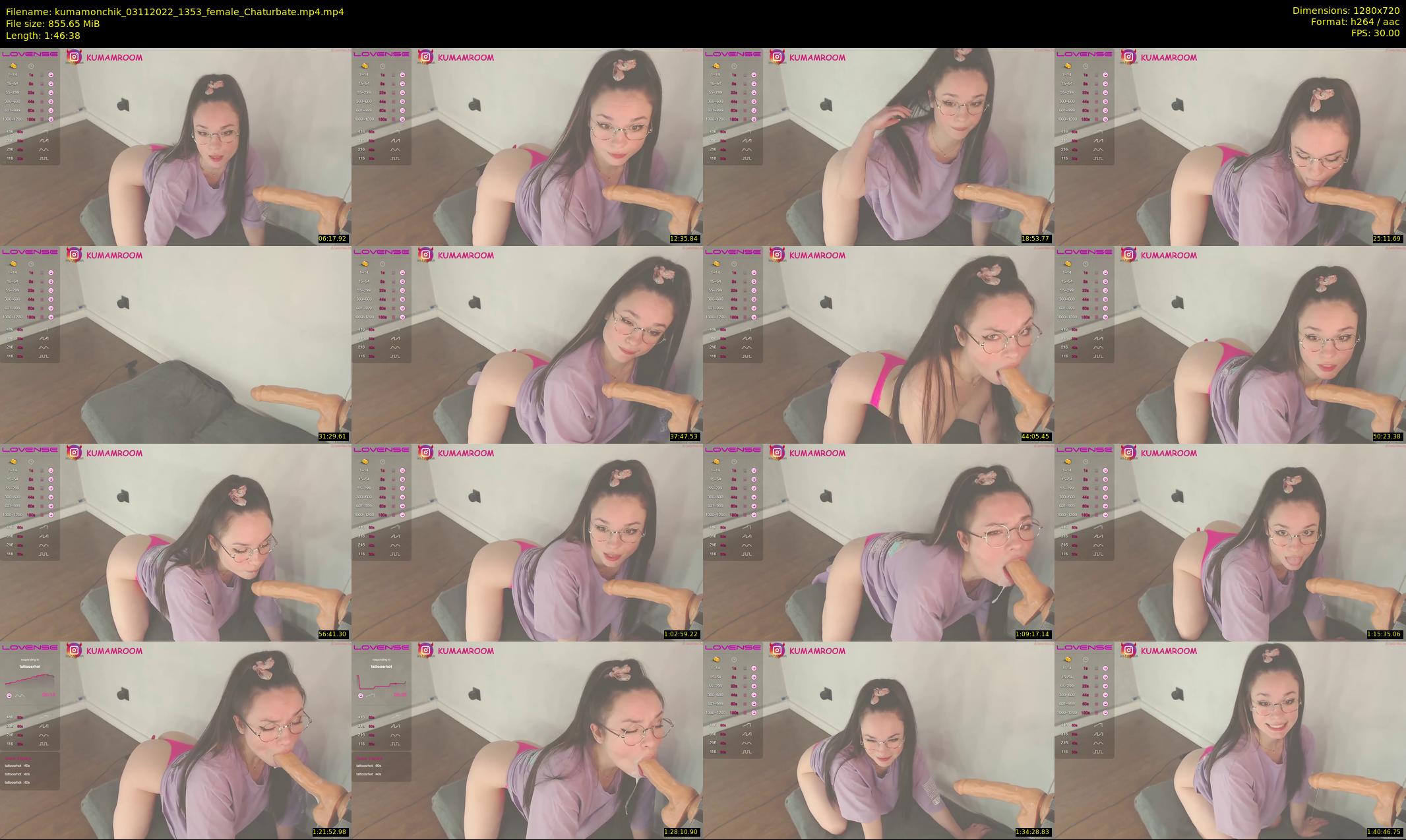 kumamonchik — 107 minute Chaturbate couple cam show recording, 720p, Nov 3, 2022