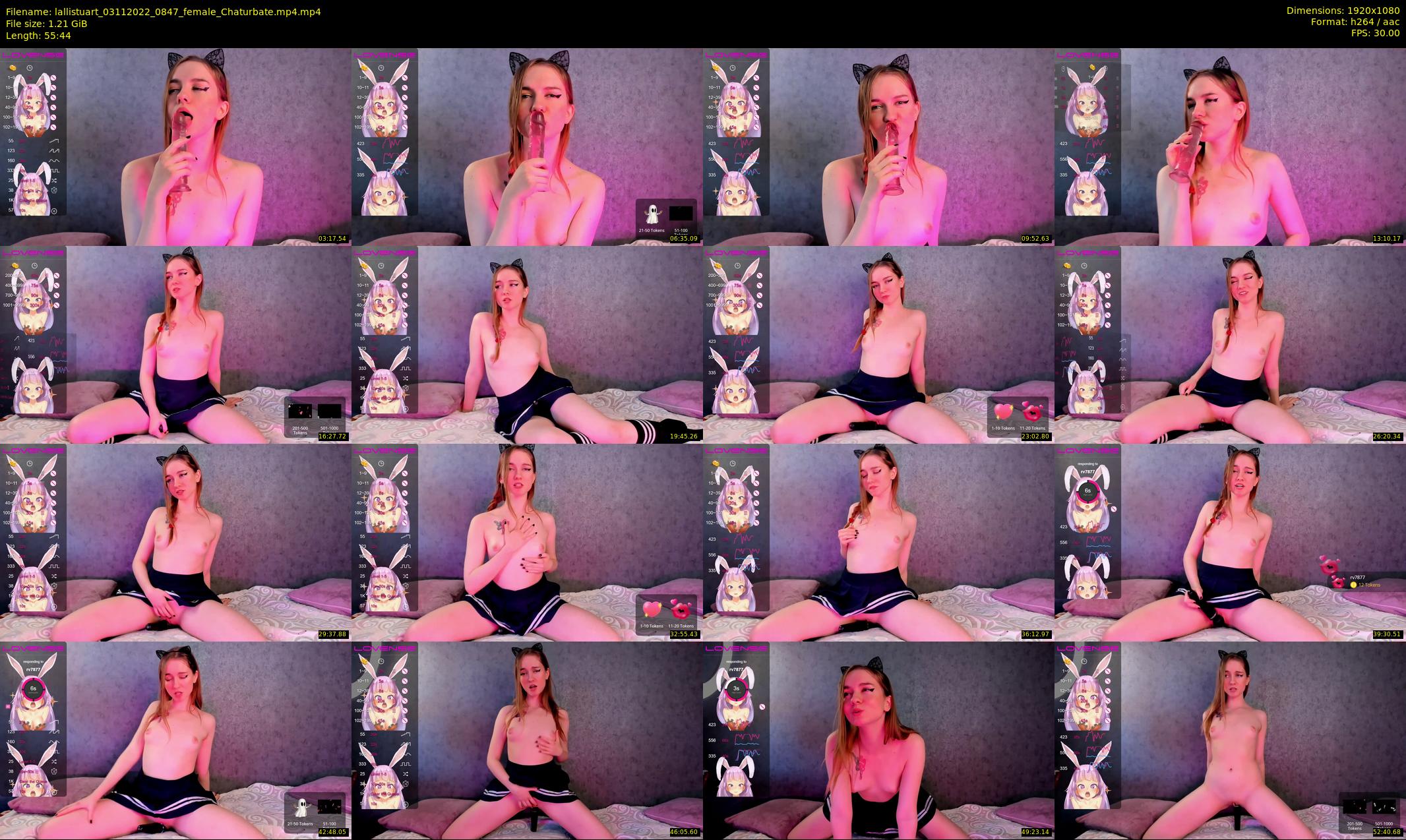 lallistuart — 56 minute Chaturbate female cam show recording, 1080p, Nov 3, 2022