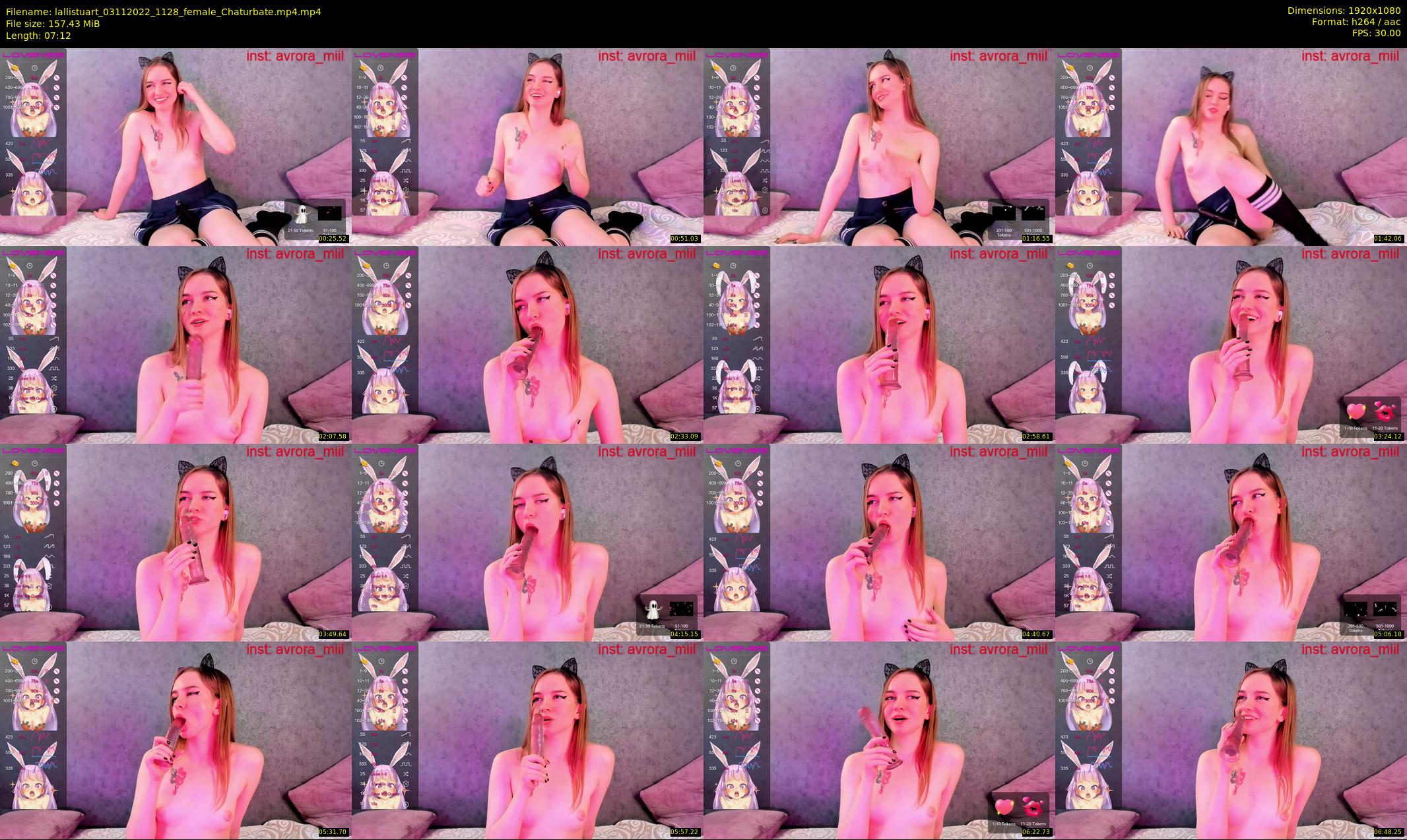 lallistuart — 8 minute Chaturbate female cam show recording, 1080p, Nov 3, 2022