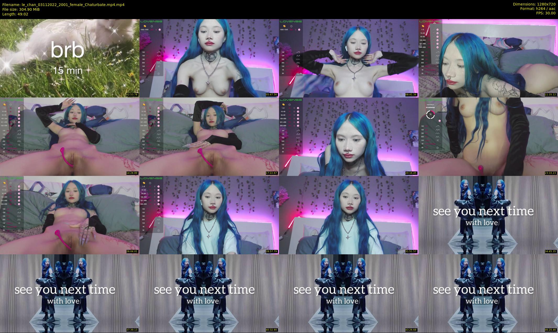 le_chan — 50 minute Chaturbate female cam show recording, 720p, Nov 3, 2022