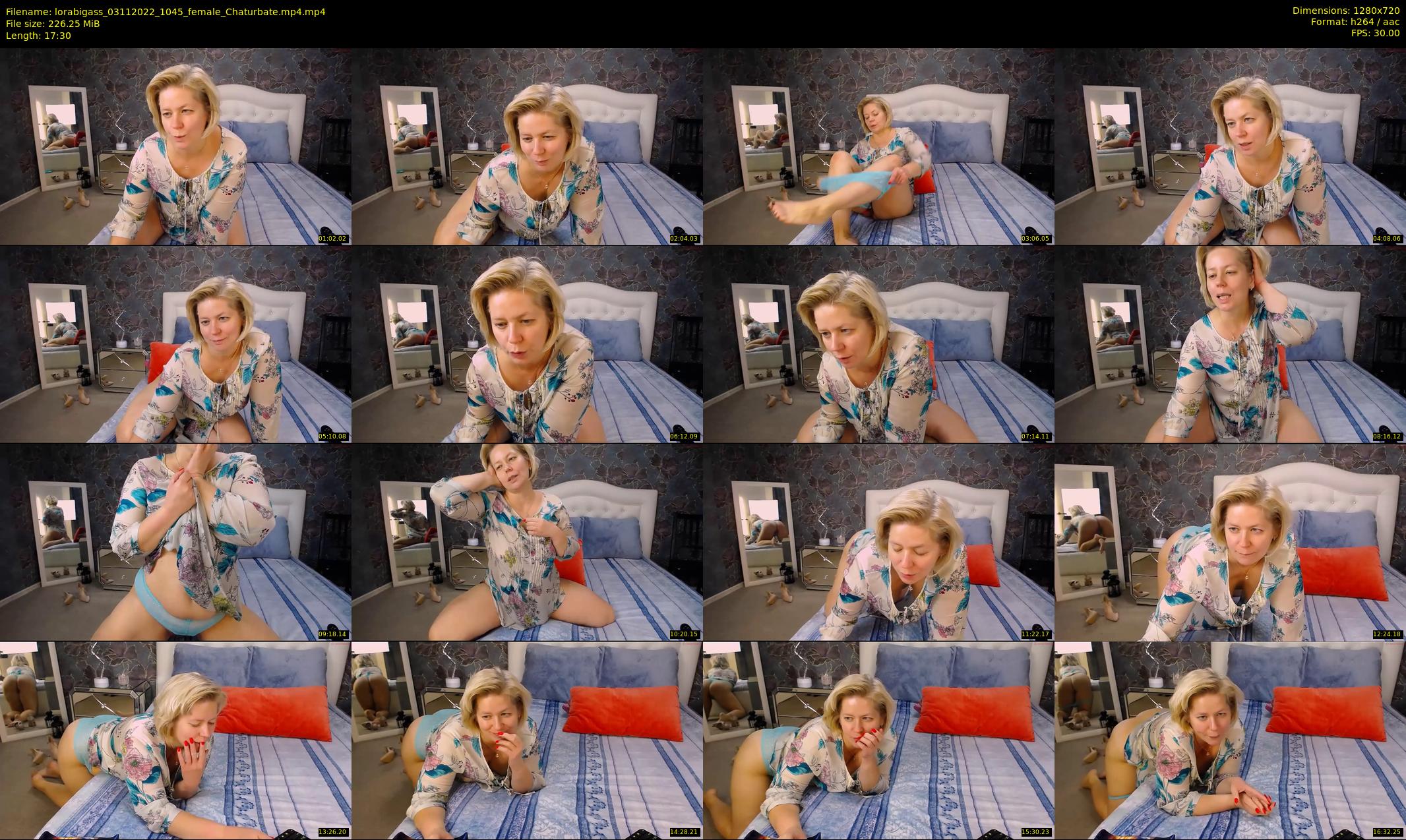lorabigass — 18 minute Chaturbate female cam show recording, 720p, Nov 3, 2022