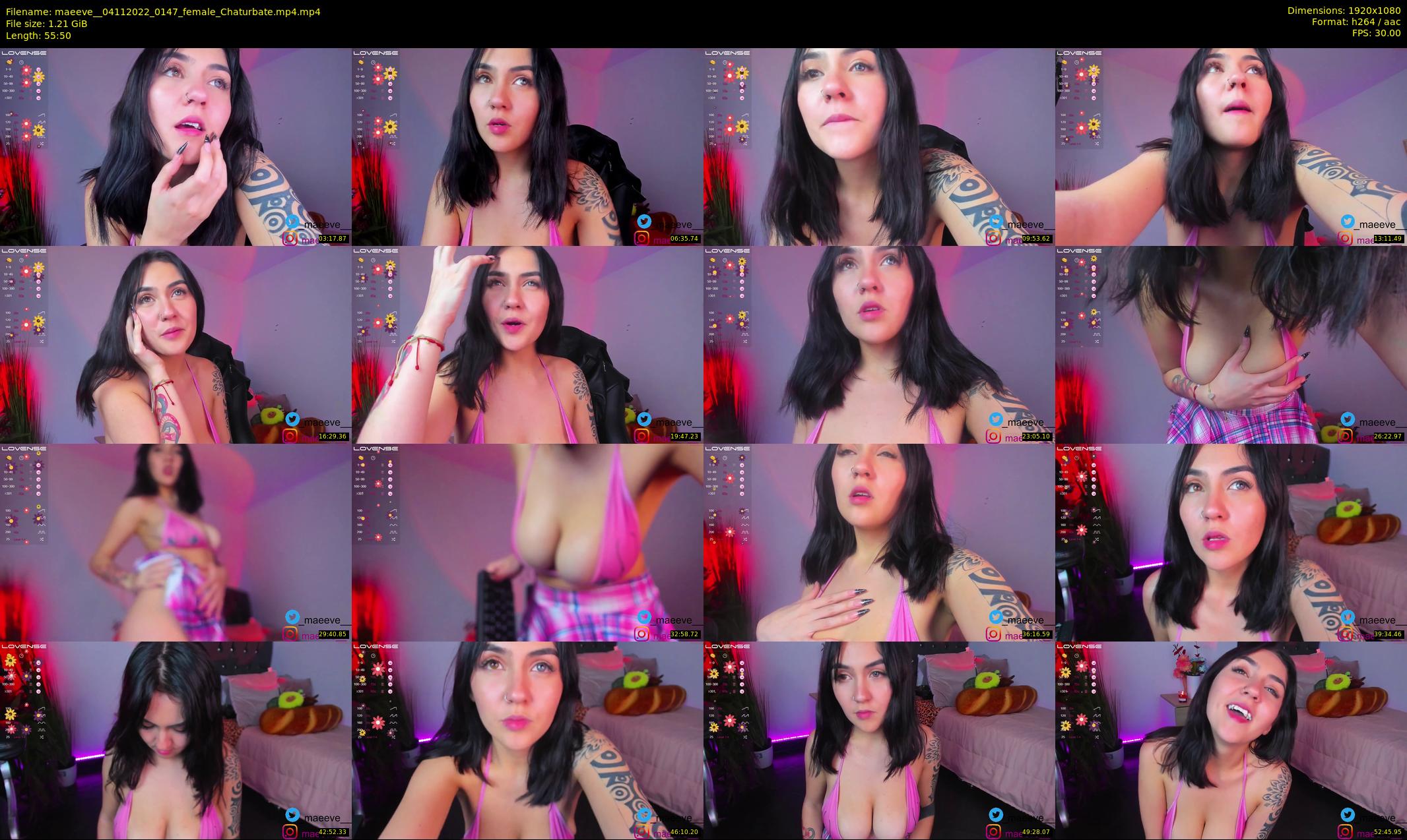 maeeve_ — 56 minute Chaturbate female cam show recording, 1080p, Nov 4, 2022