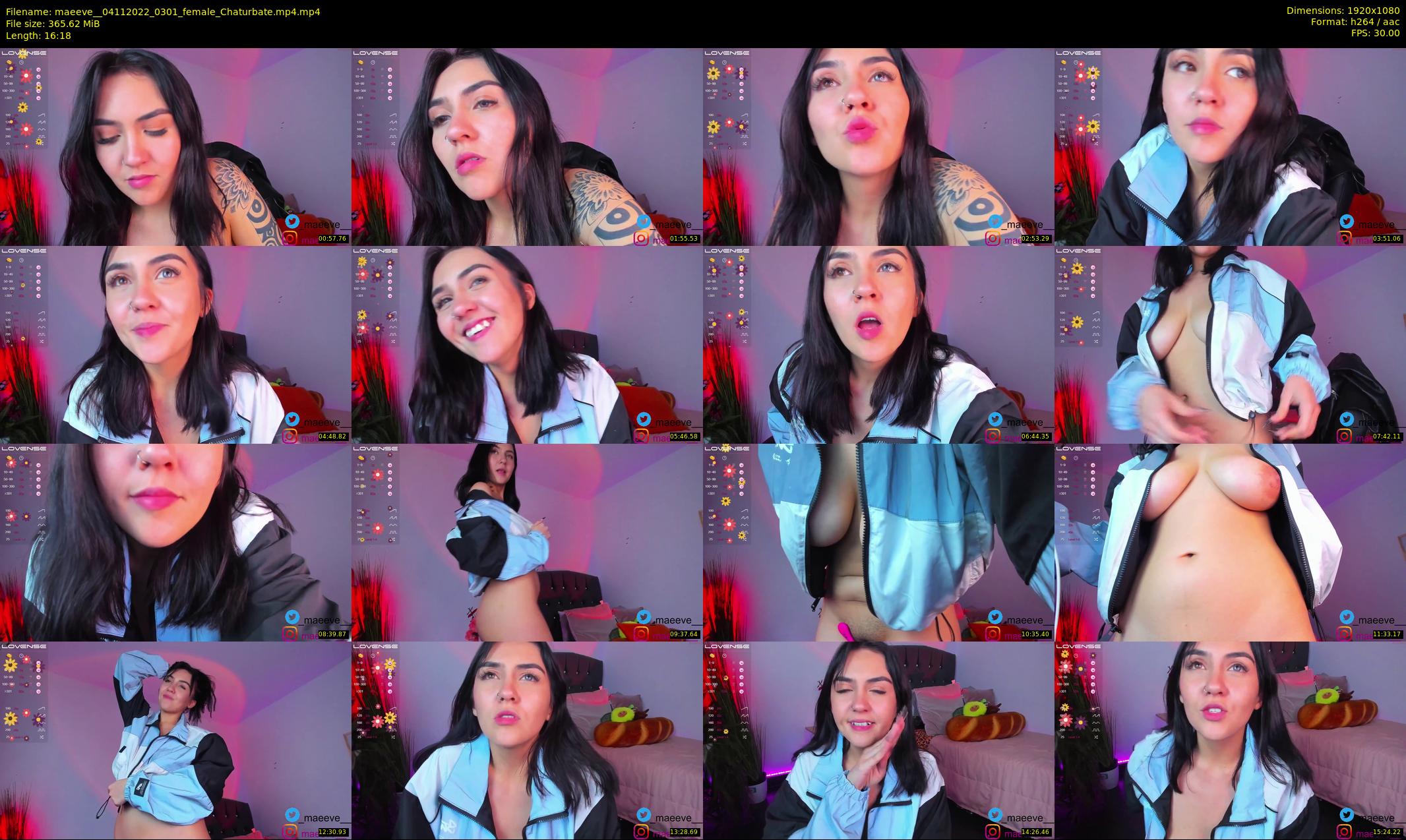 maeeve_ — 17 minute Chaturbate female cam show recording, 1080p, Nov 4, 2022