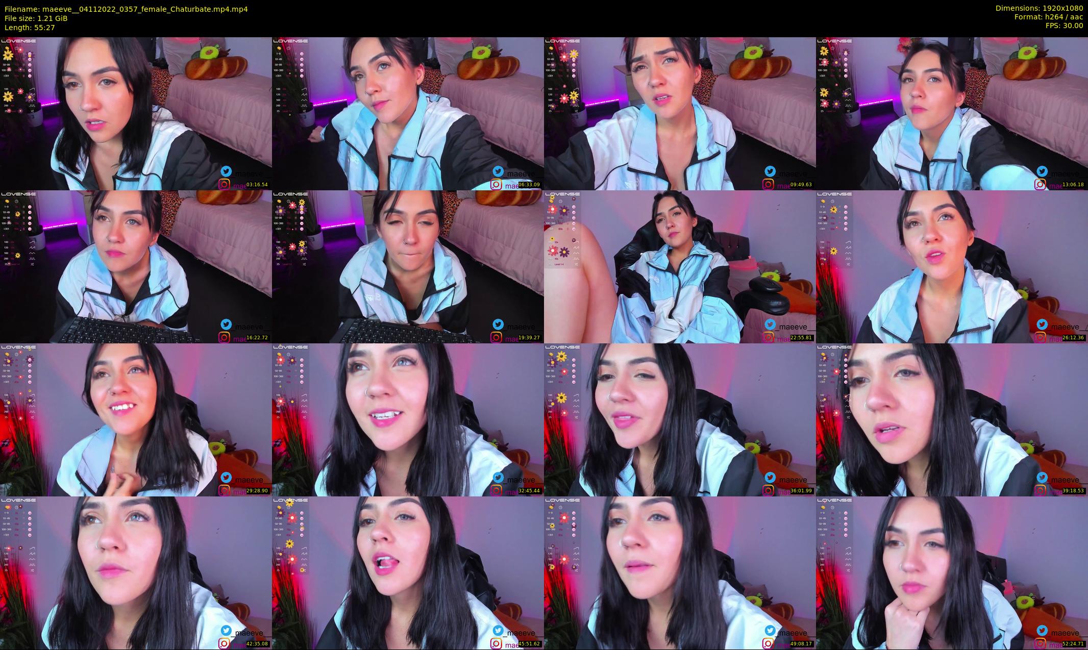 maeeve_ — 56 minute Chaturbate female cam show recording, 1080p, Nov 4, 2022