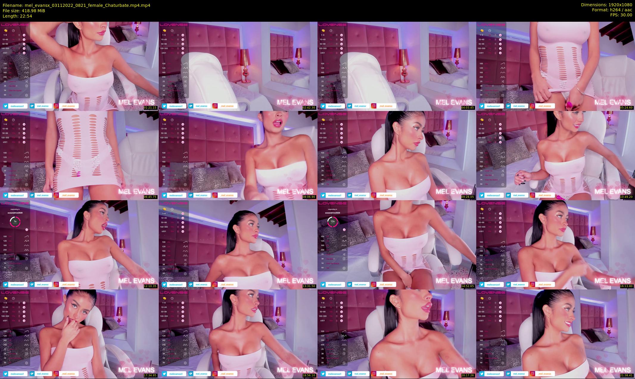 mel_evansx — 23 minute Chaturbate female cam show recording, 1080p, Nov 3, 2022