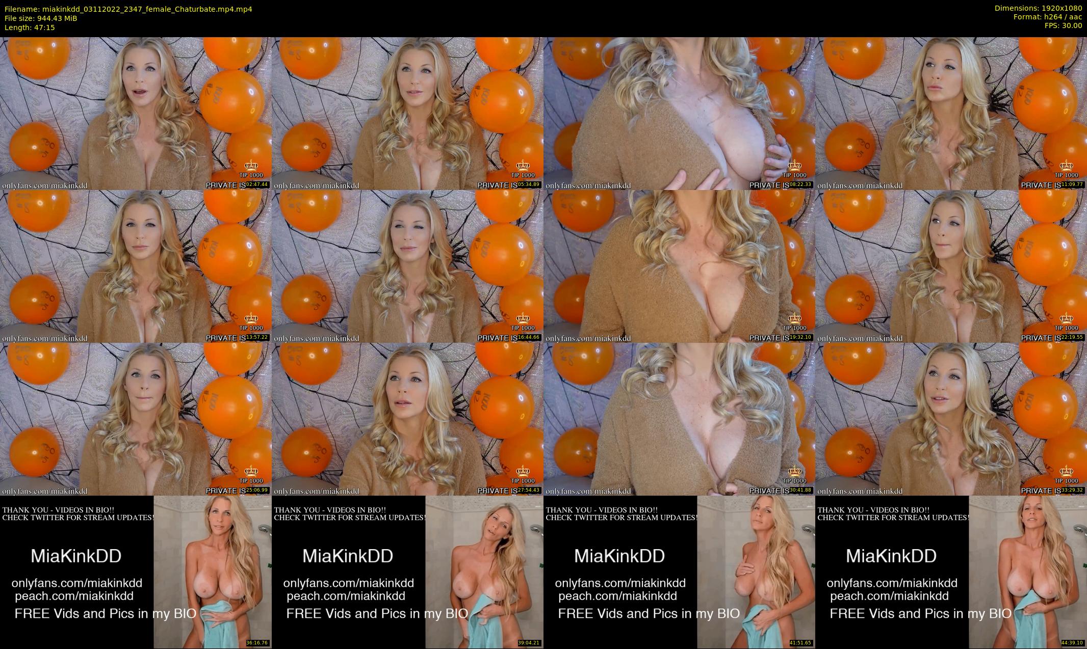 miakinkdd — 48 minute Chaturbate female cam show recording, 1080p, Nov 3, 2022