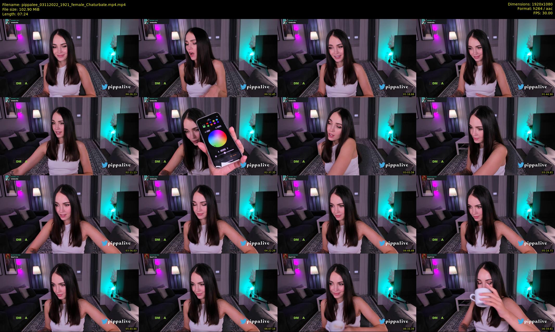 pippalee — 8 minute Chaturbate female cam show recording, 1080p, Nov 3, 2022