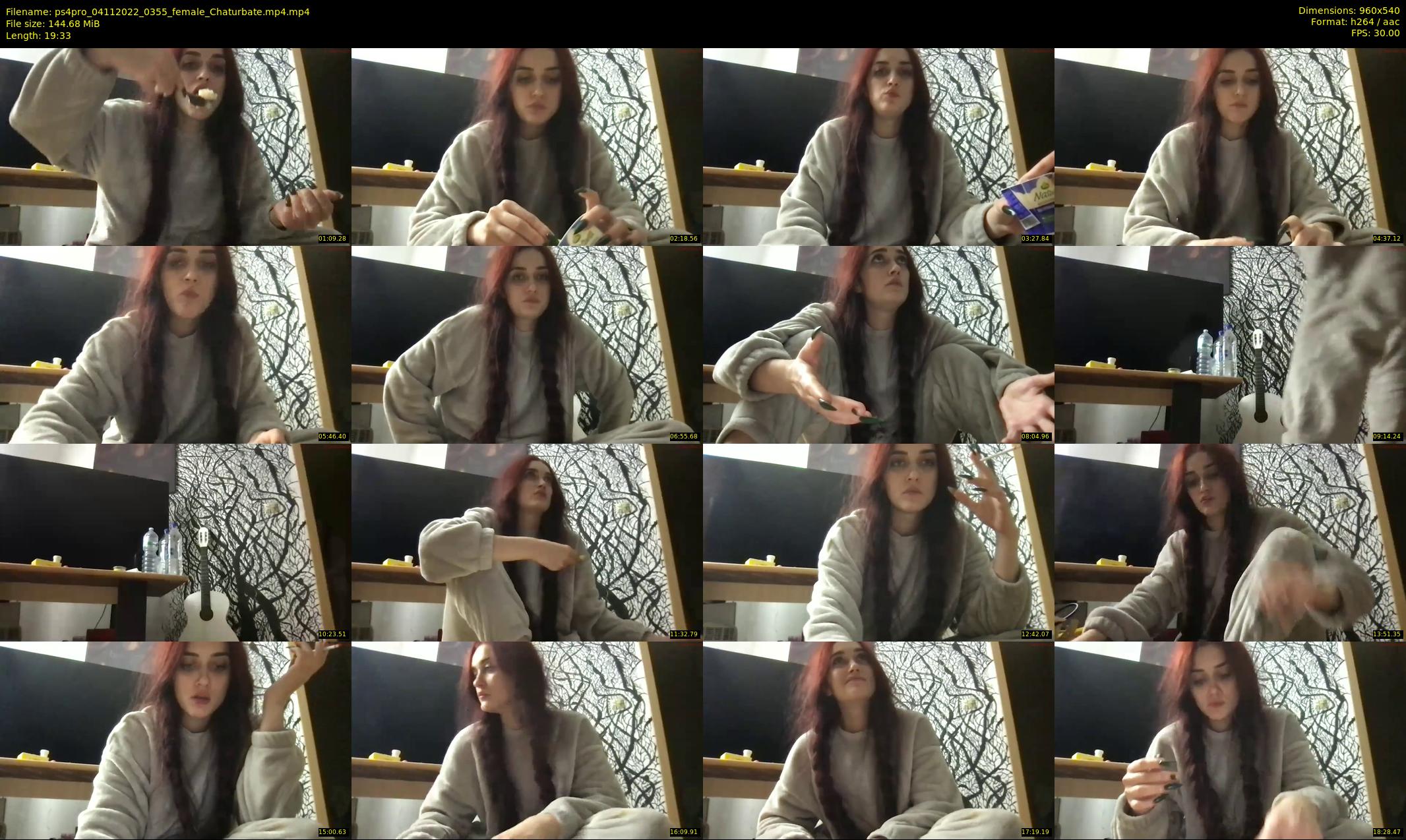 ps4pro — 20 minute Chaturbate female cam show recording, 480p, Nov 4, 2022