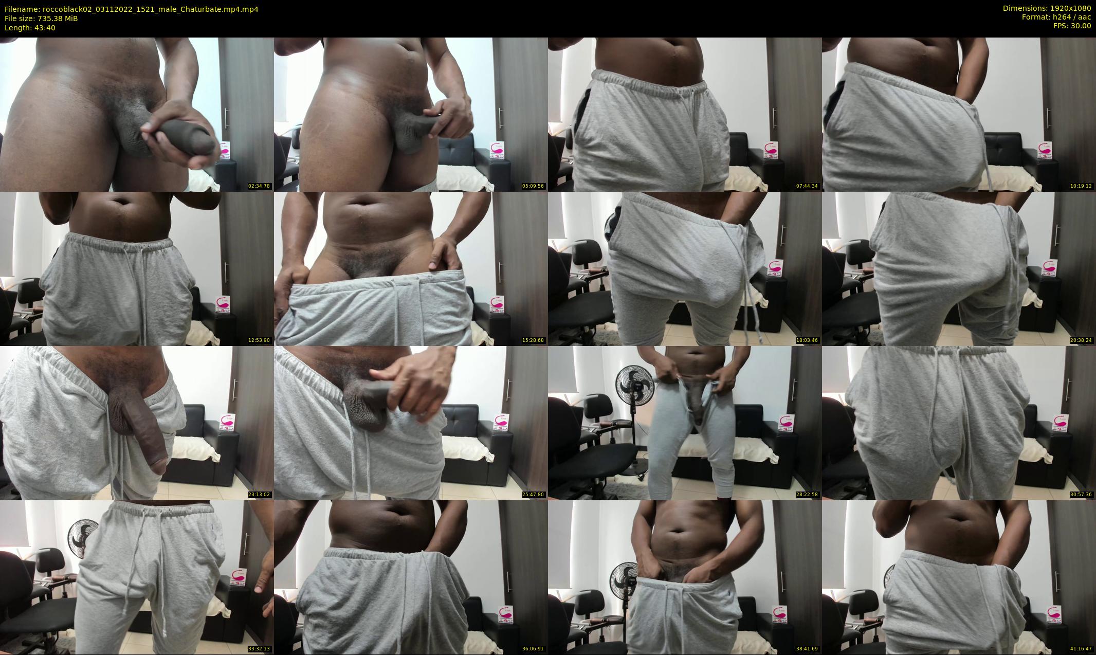roccoblack02 — 44 minute Chaturbate male cam show recording, 1080p, Nov 3, 2022