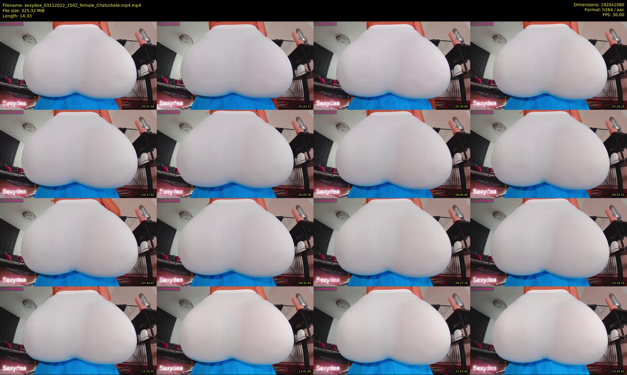 sexydea — 15 minute Chaturbate female cam show recording, 1080p, Nov 3, 2022