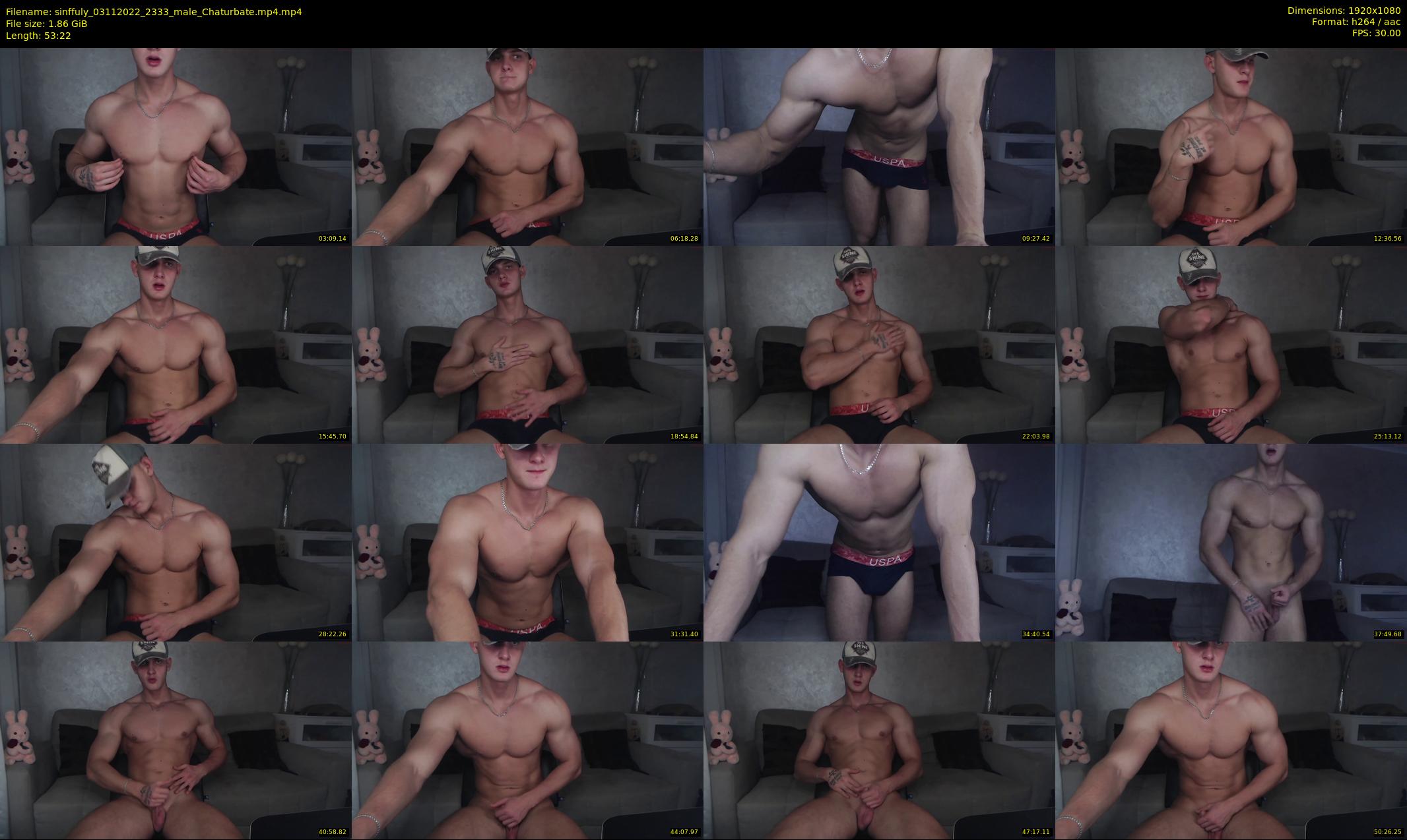 sinffuly — 54 minute Chaturbate male cam show recording, 1080p, Nov 3, 2022