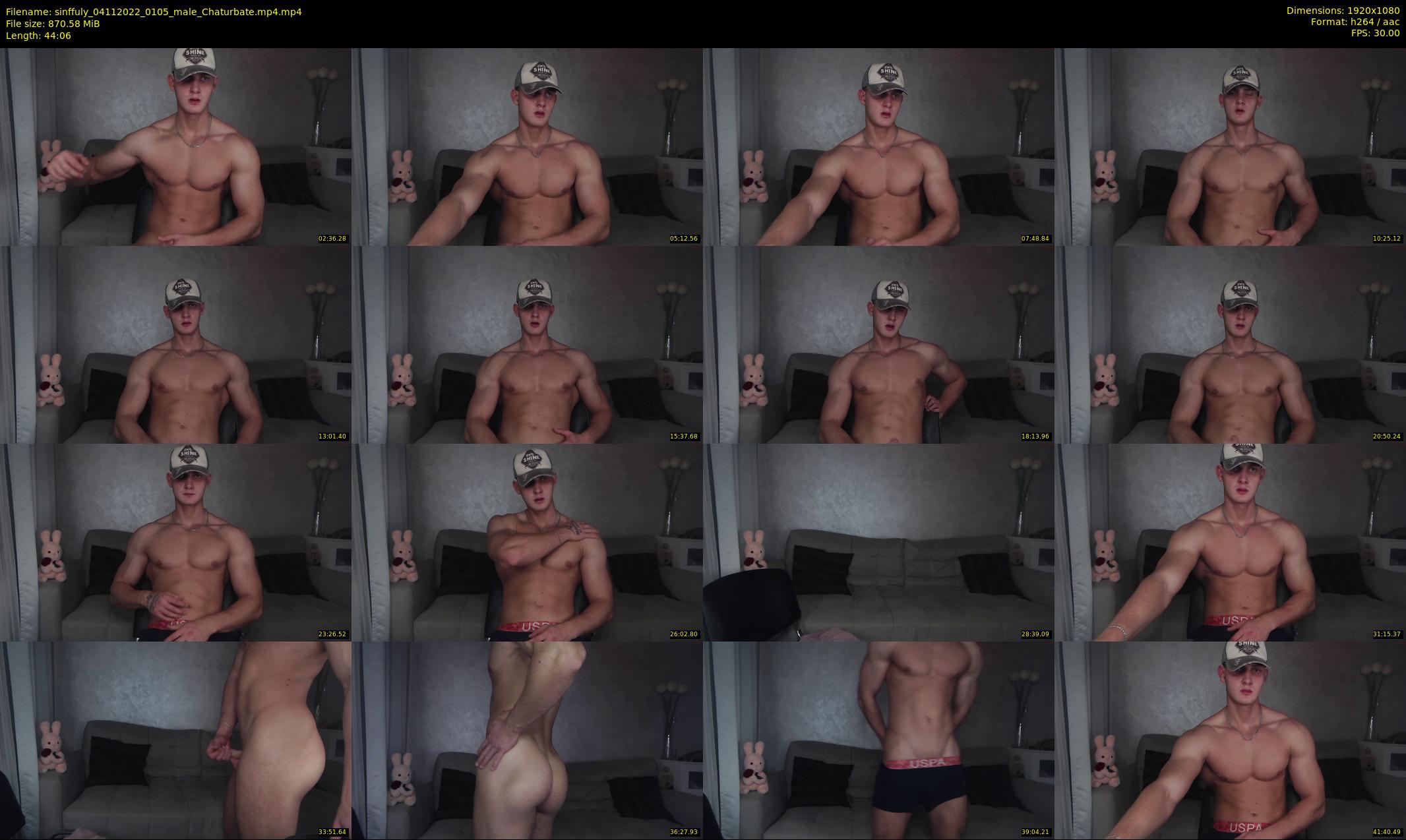 sinffuly — 45 minute Chaturbate male cam show recording, 1080p, Nov 4, 2022