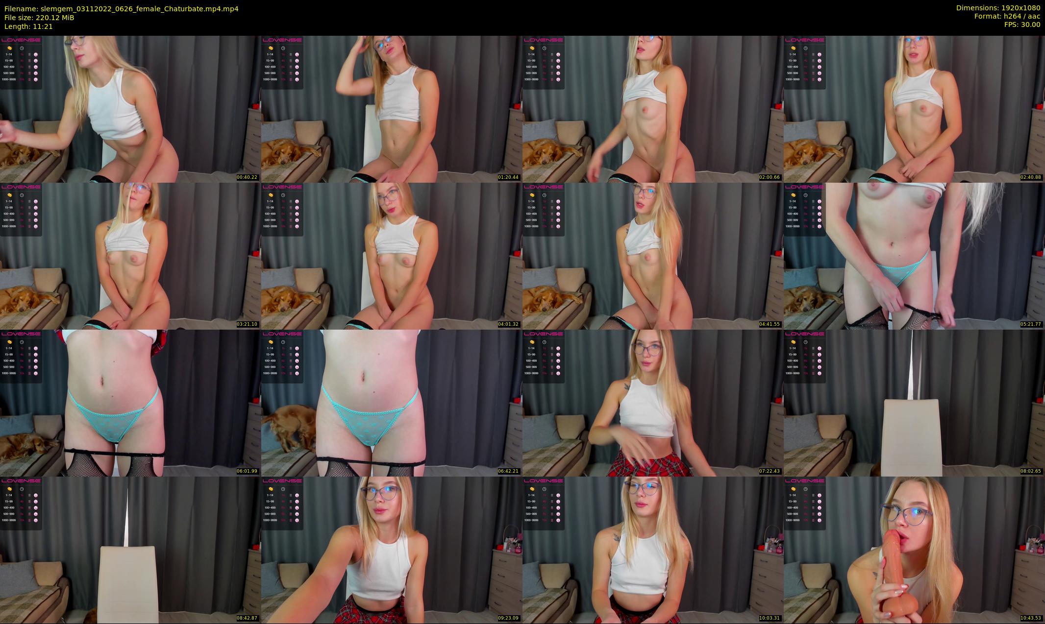 slemgem — 12 minute Chaturbate couple cam show recording, 1080p, Nov 3, 2022
