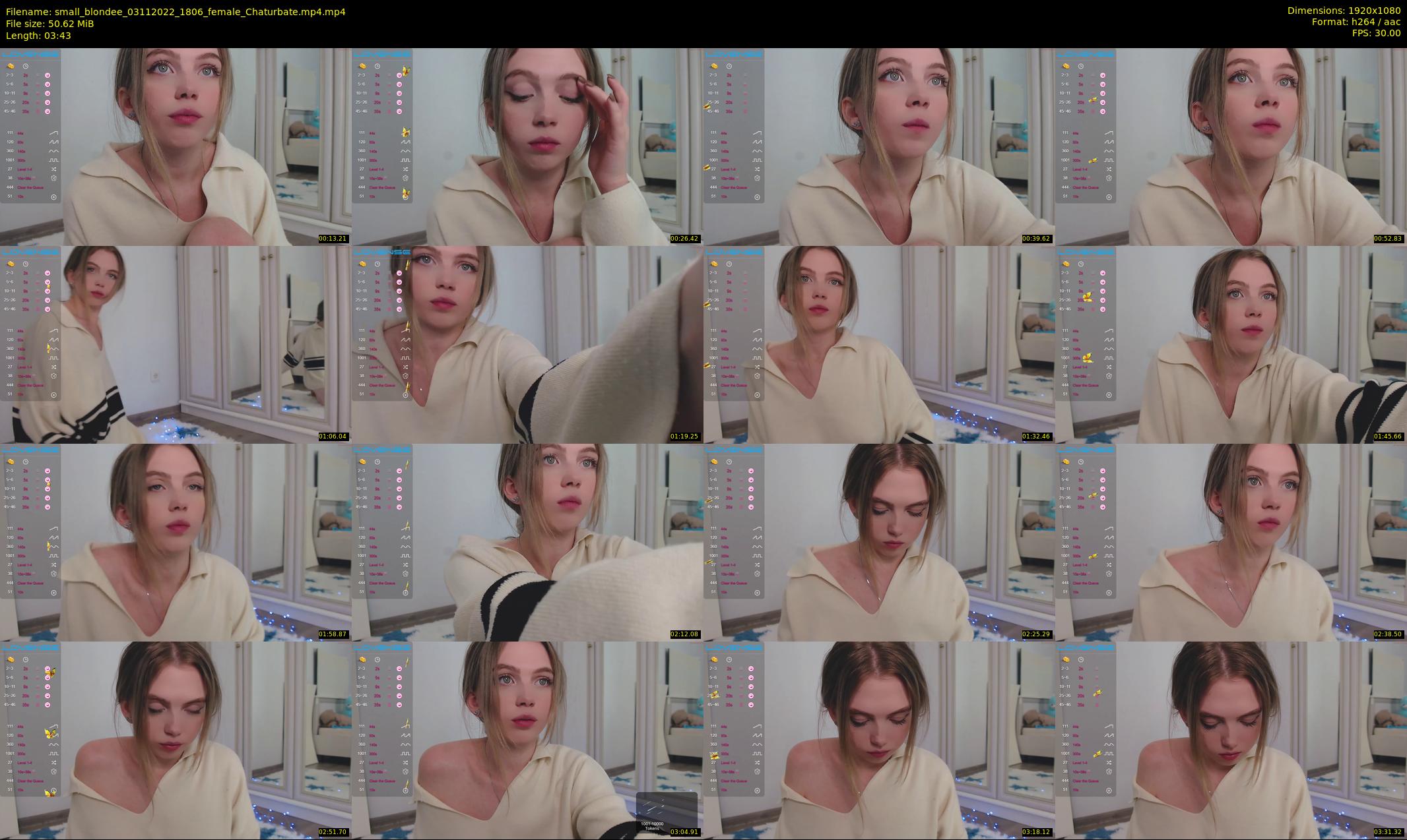small_blondee — 4 minute Chaturbate female cam show recording, 1080p, Nov 3, 2022