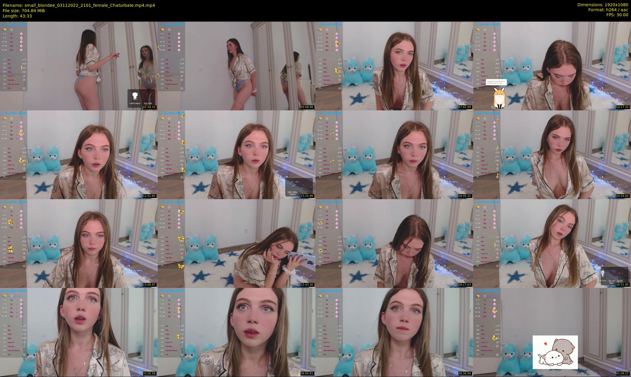 small_blondee — 44 minute Chaturbate female cam show recording, 1080p, Nov 3, 2022