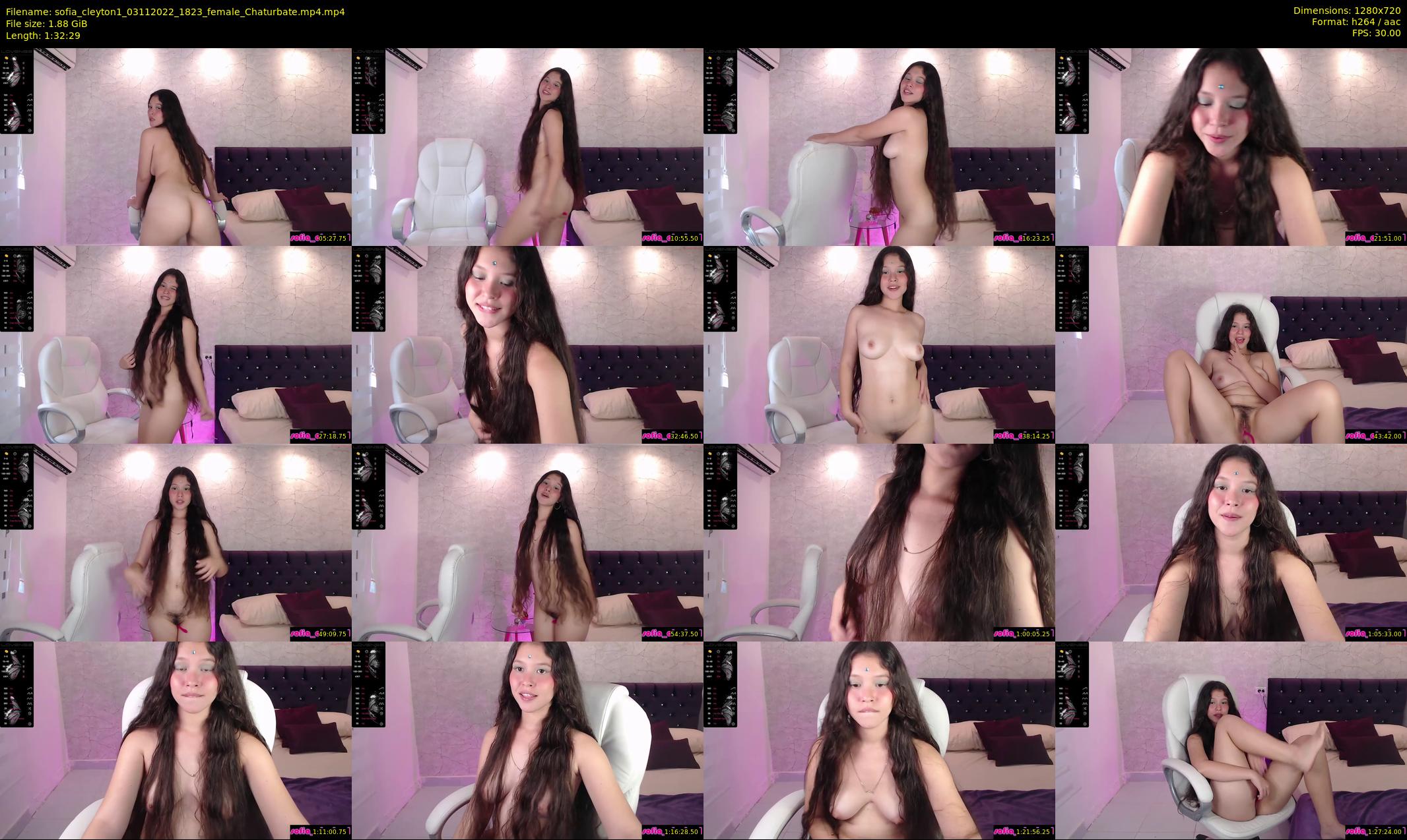 sofia_cleyton1 — 93 minute Chaturbate female cam show recording, 720p, Nov 3, 2022