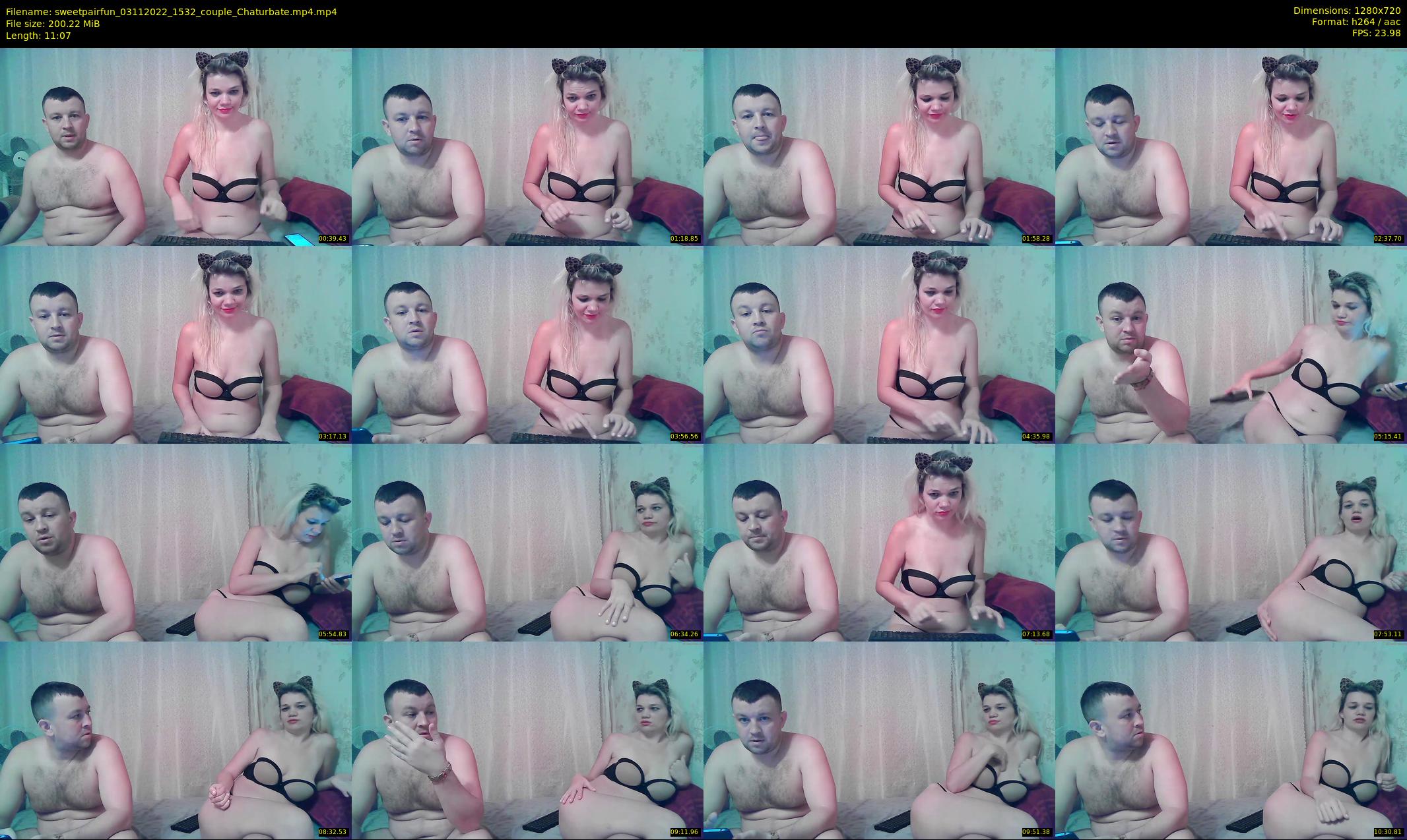 sweetpairfun — 12 minute Chaturbate couple cam show recording, 720p, Nov 3, 2022