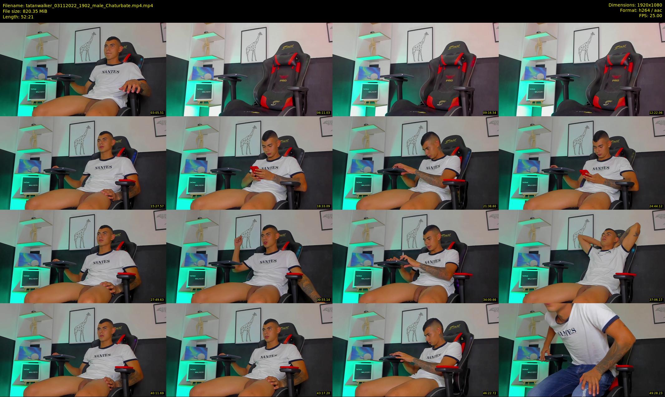 tatanwalker — 53 minute Chaturbate male cam show recording, 1080p, Nov 3, 2022