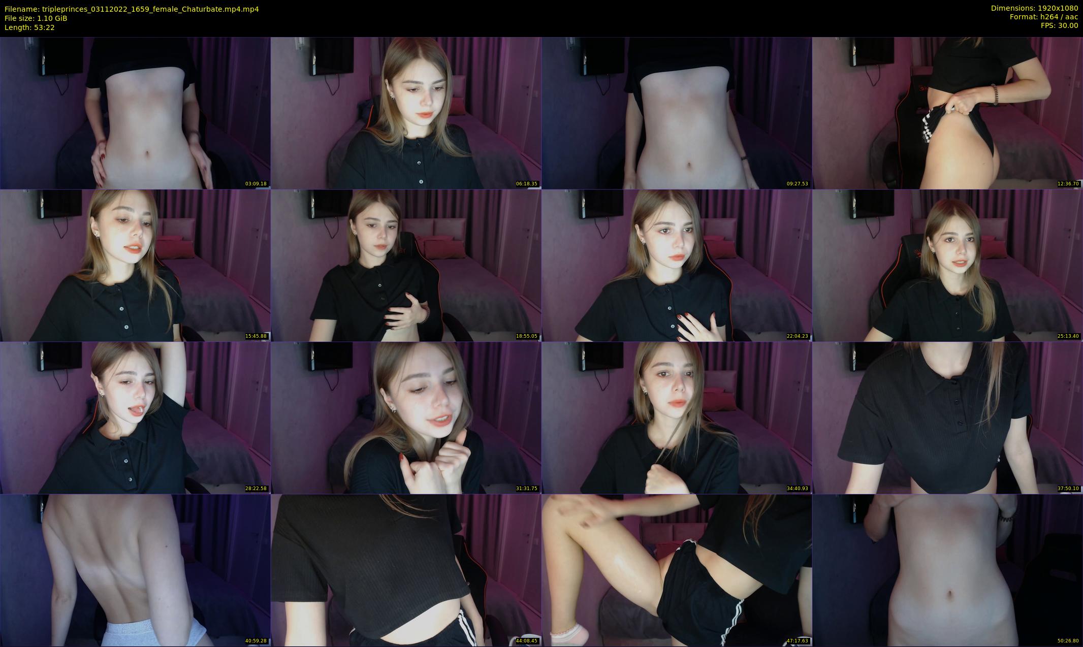 tripleprinces — 54 minute Chaturbate female cam show recording, 1080p, Nov 3, 2022
