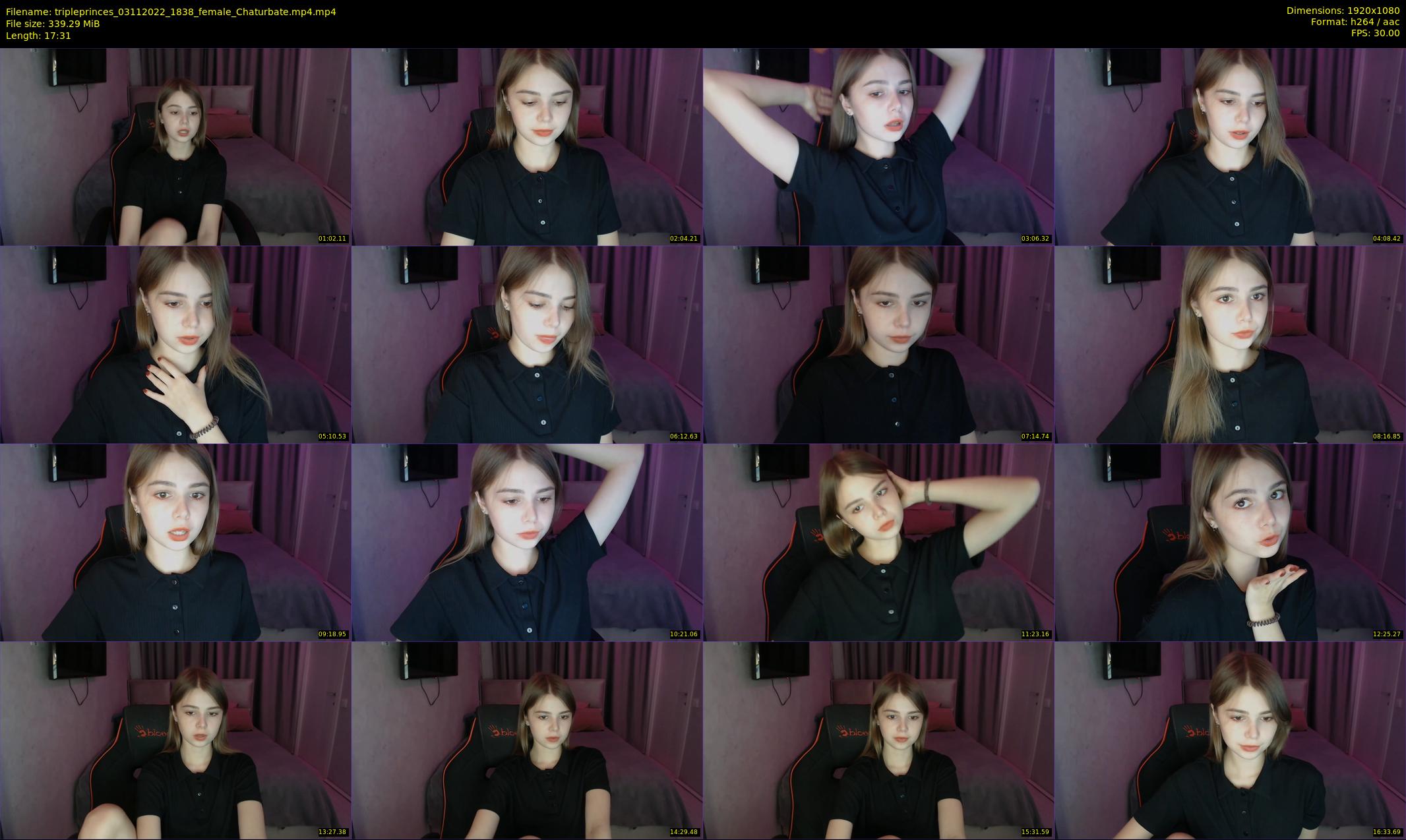 tripleprinces — 18 minute Chaturbate female cam show recording, 1080p, Nov 3, 2022